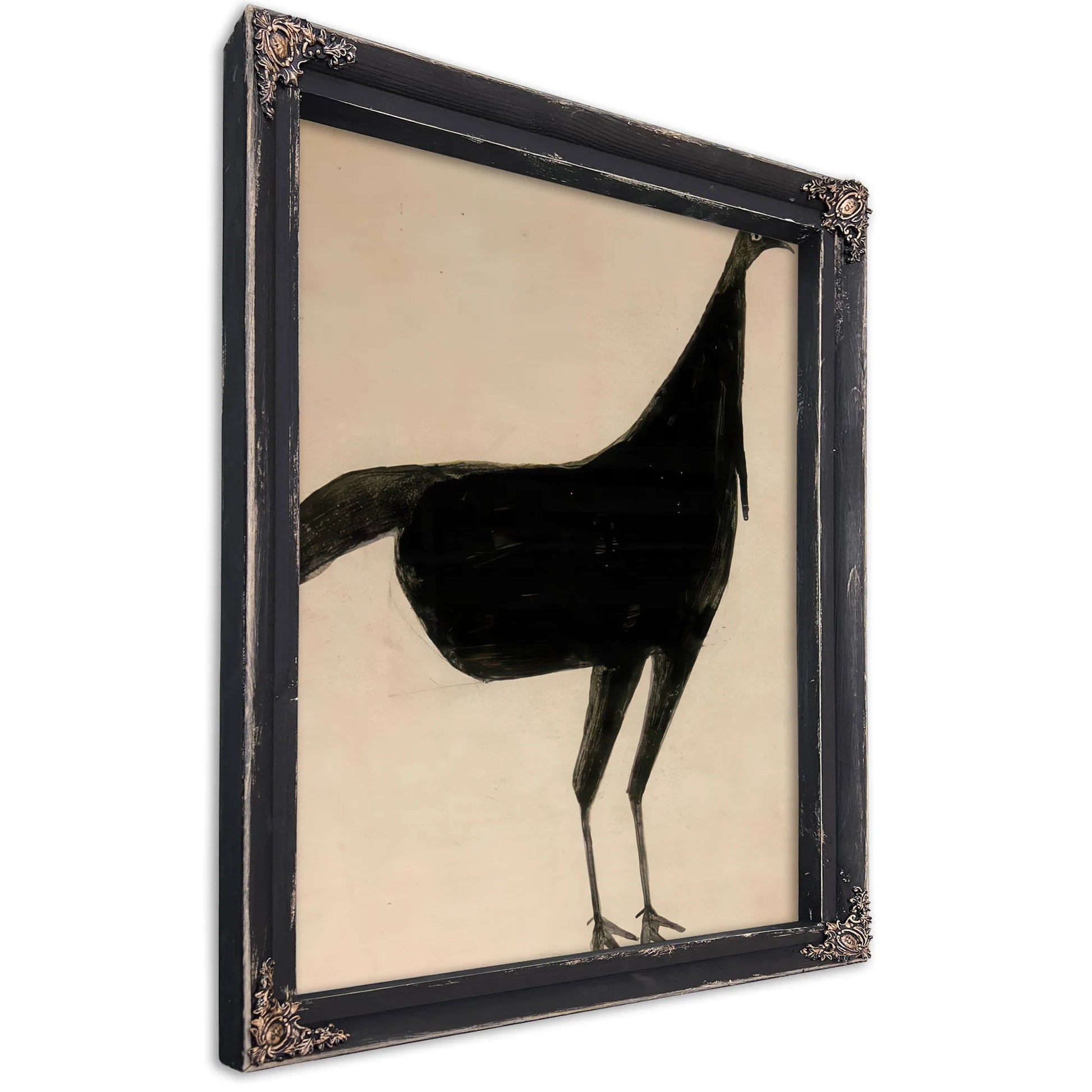 Black Turkey By Bill Traylor Fine Art Print