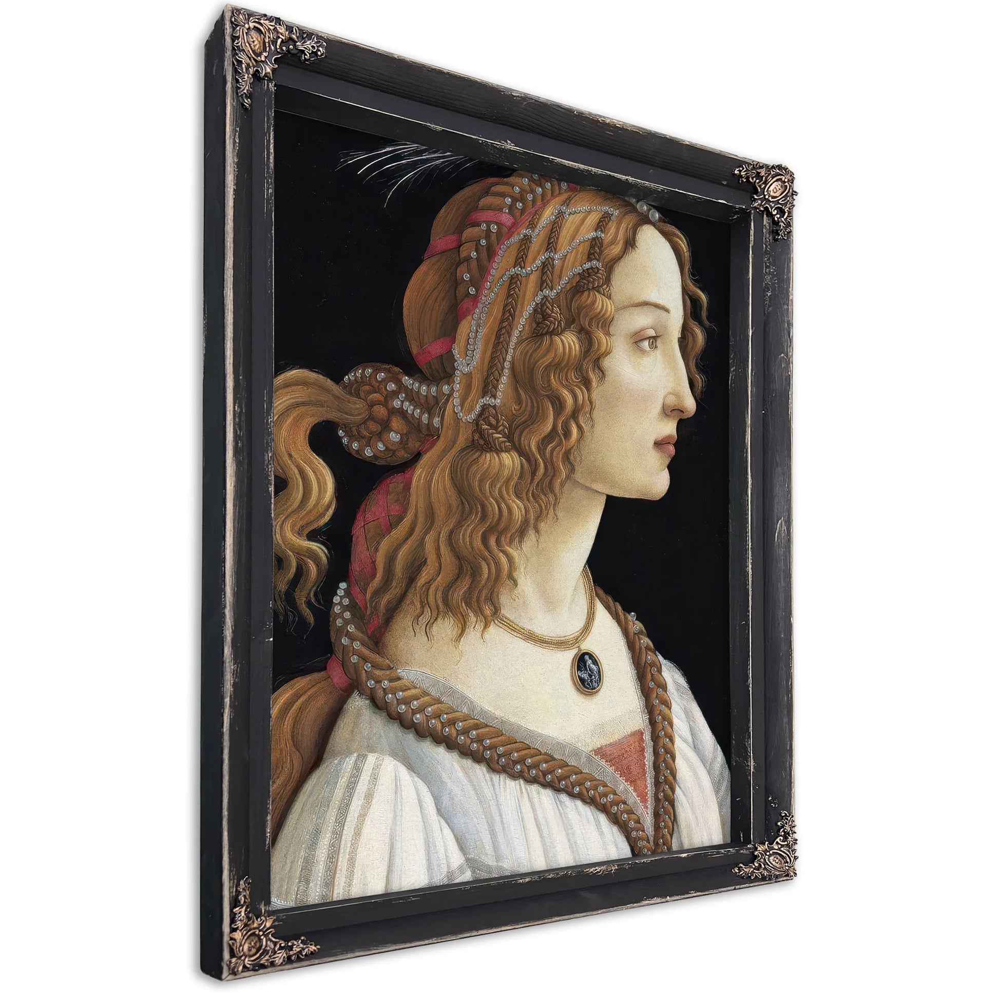 Portrait Of Simonetta Vespucci As A Nymph By Sandro Botticelli Fine Art Print