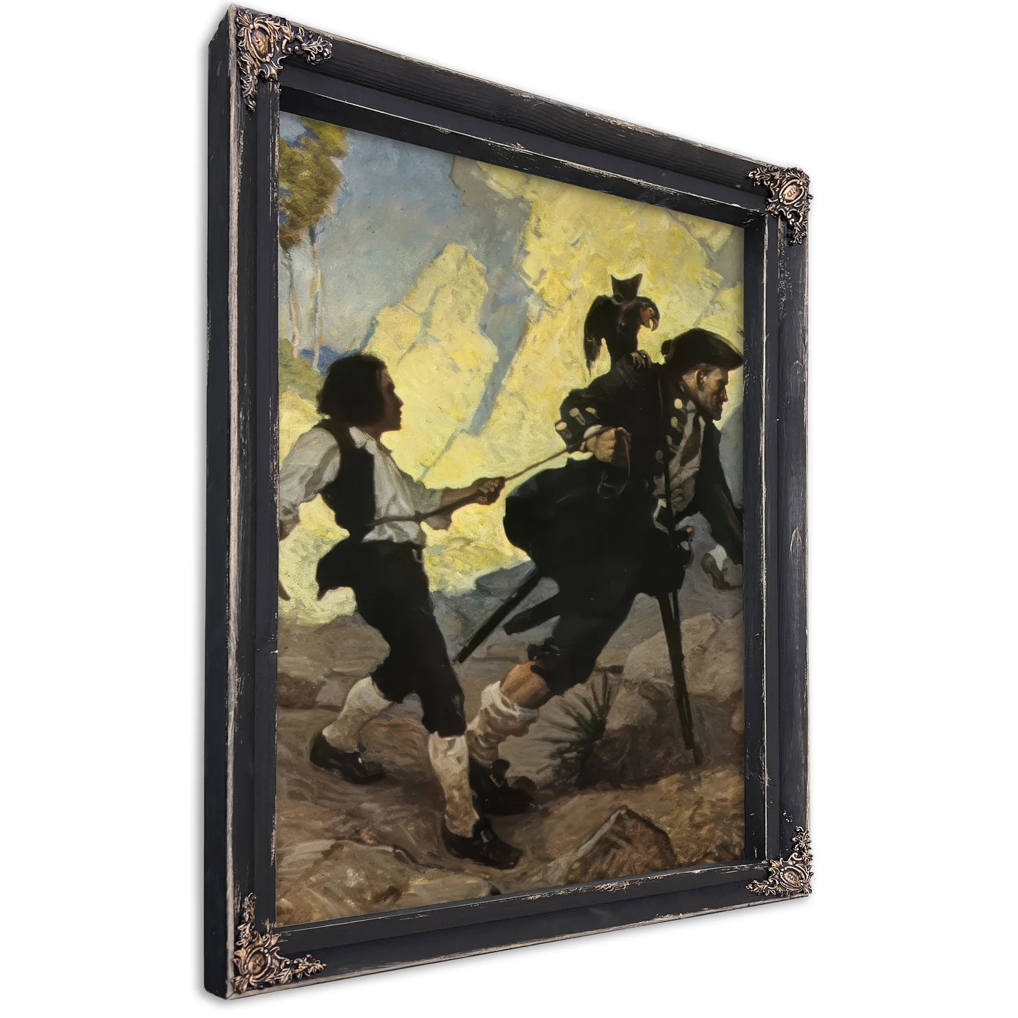 The Hostage By NC Wyeth Fine Art Print