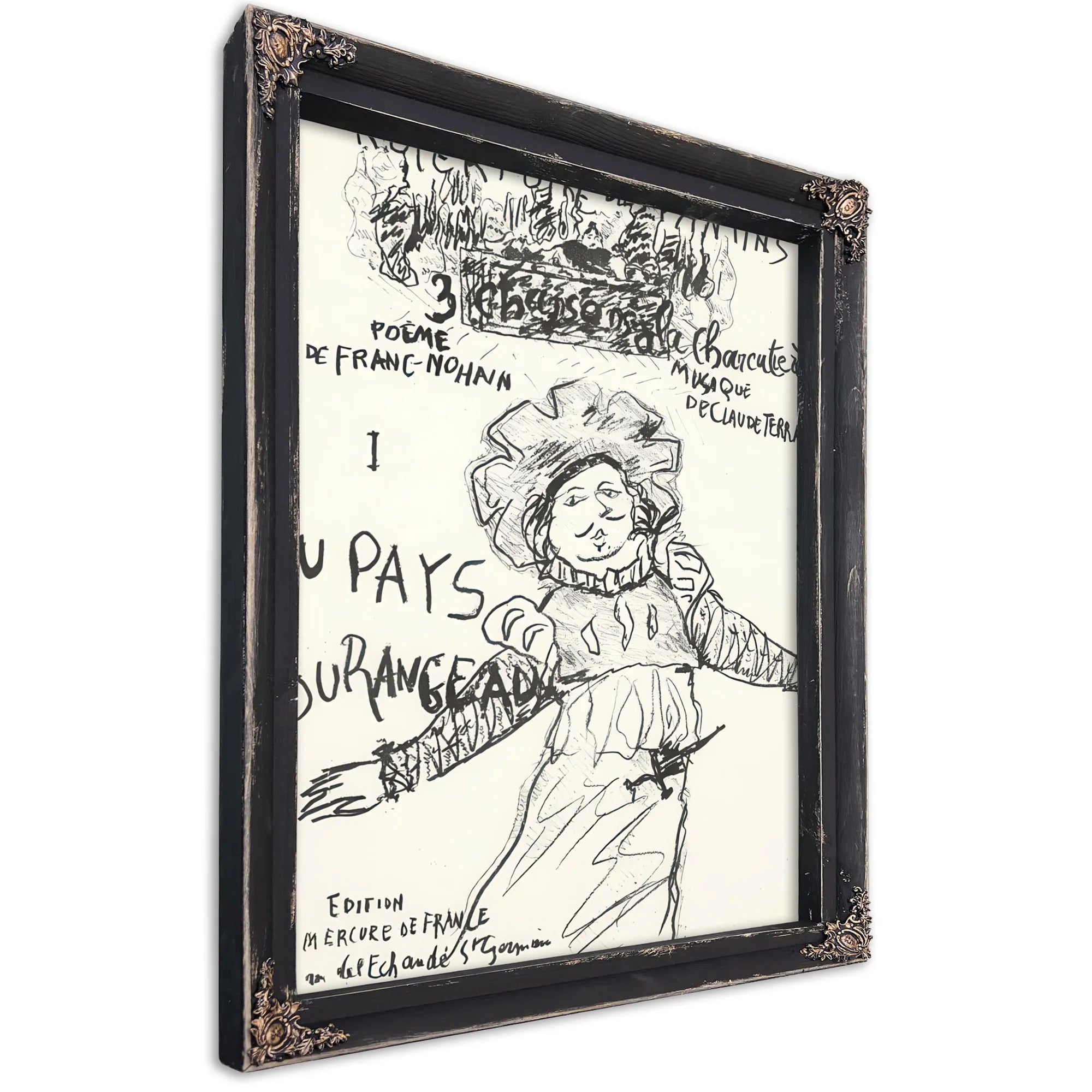 Cover For Du Pays Tourangeau (From The Land Of Touraine) From The Series Le Repertoire Des Pantins By Pierre Bonnard Fine Art Print