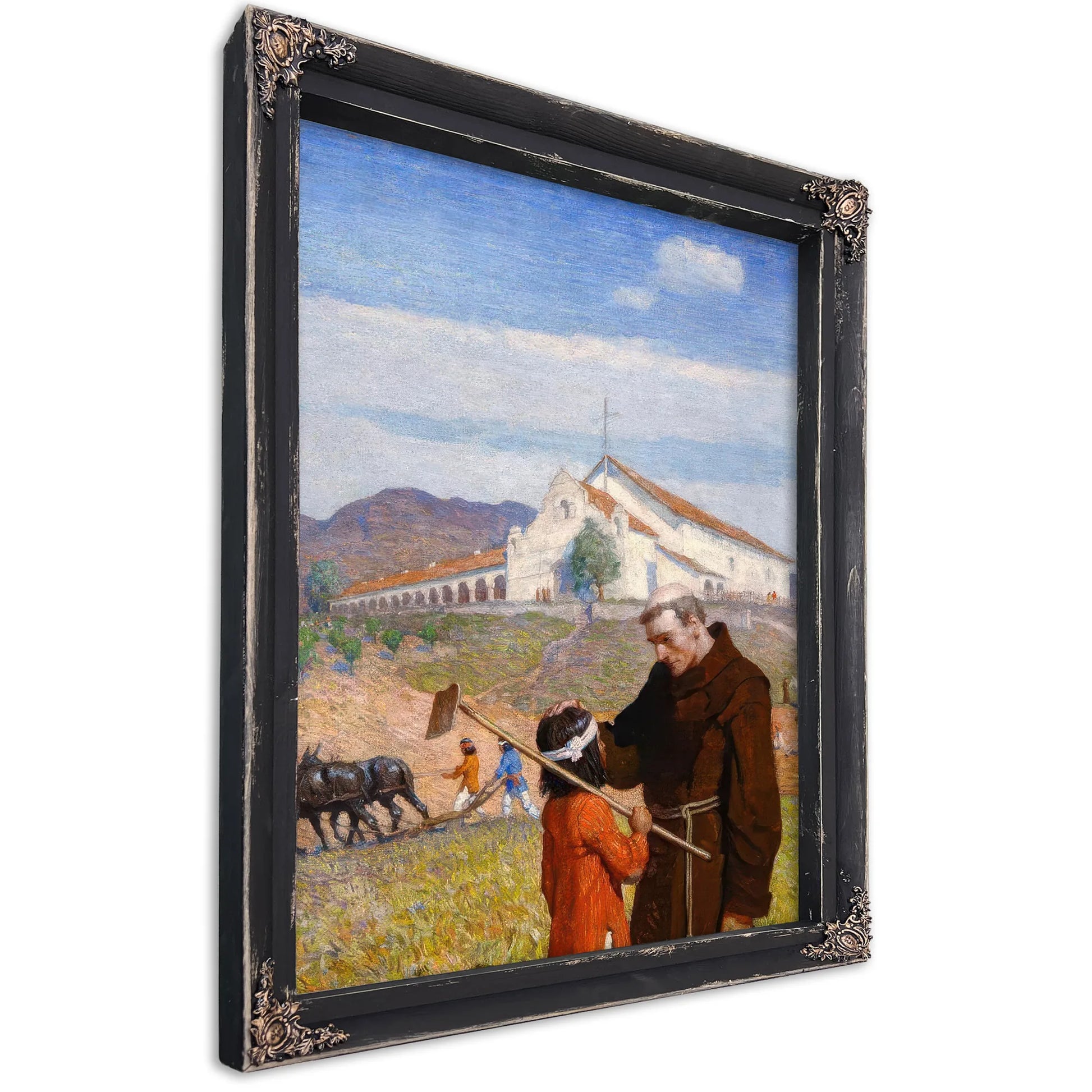 A California Mission, 1918 By NC Wyeth Fine Art Print