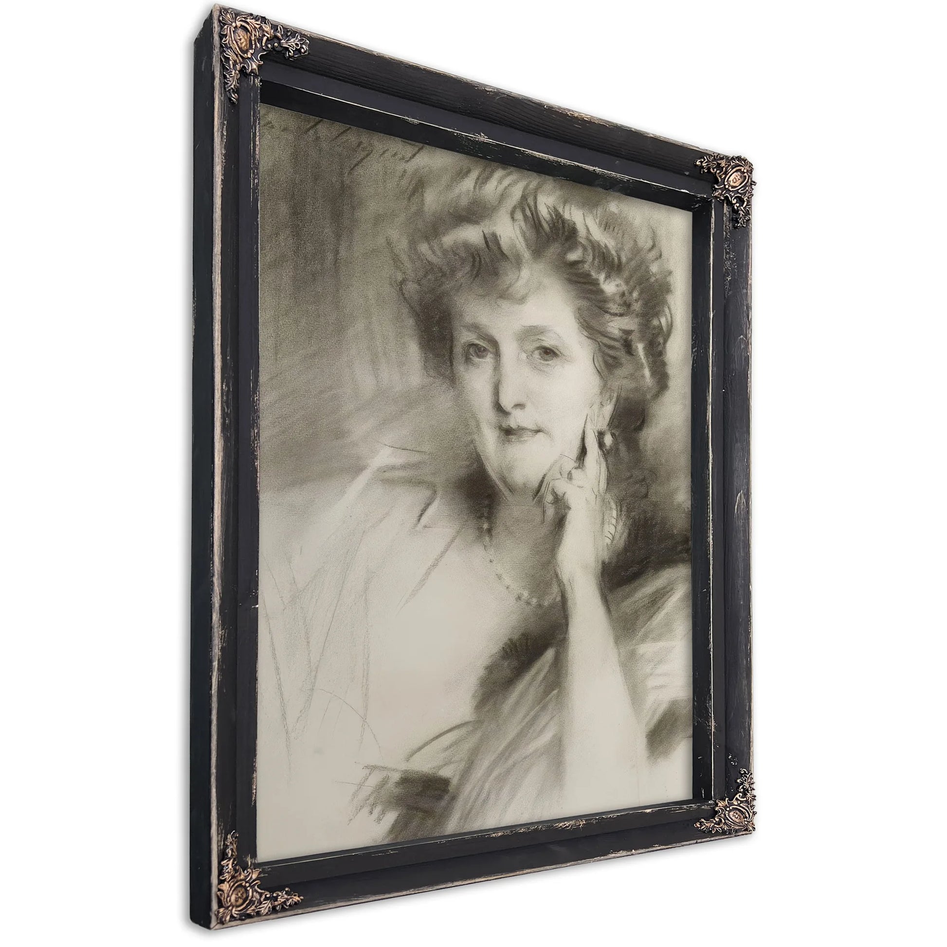 Portrait Of A Woman By John Singer Sargent Fine Art Print