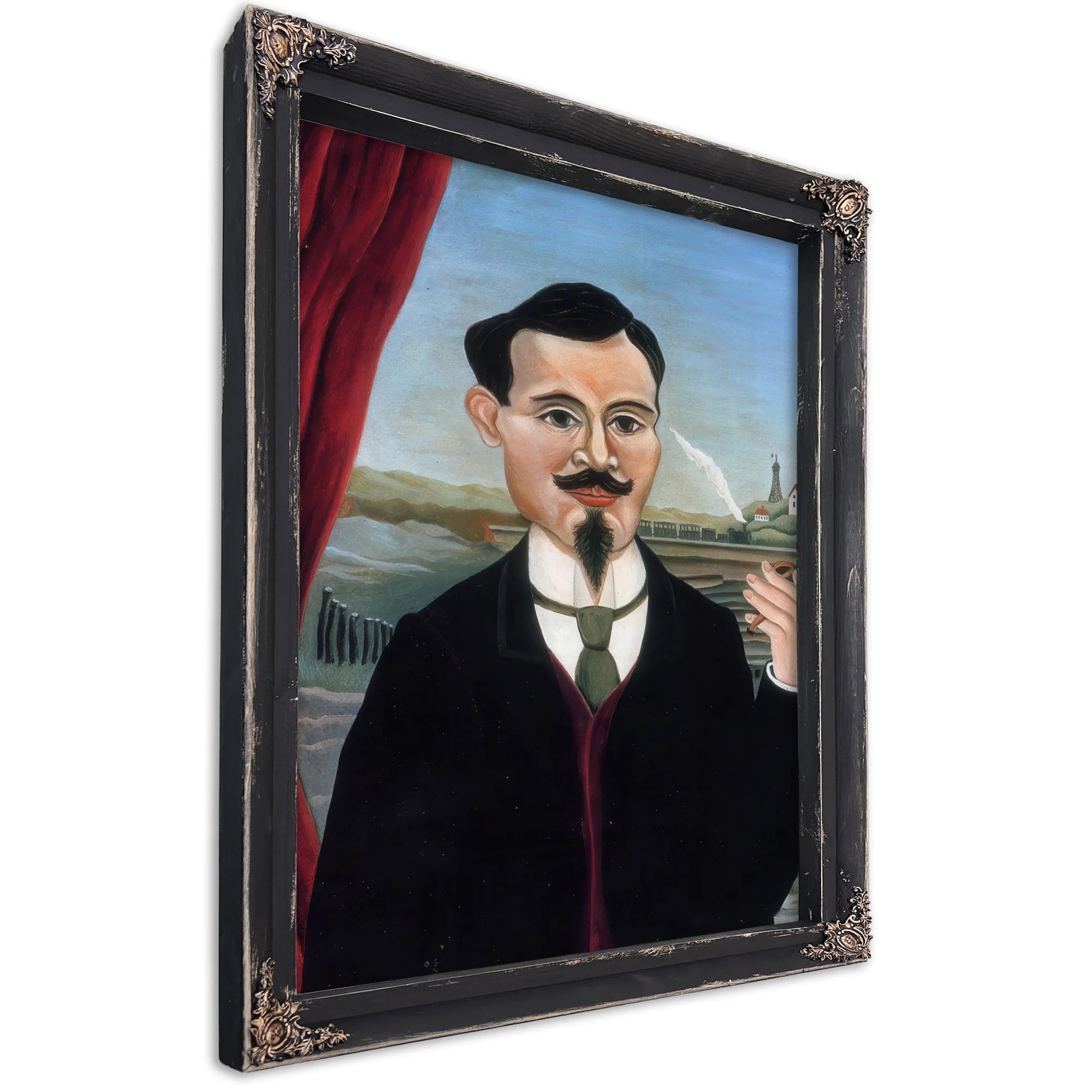 Portrait Of Leon Paul Fargue By Henri Rousseau Fine Art Print