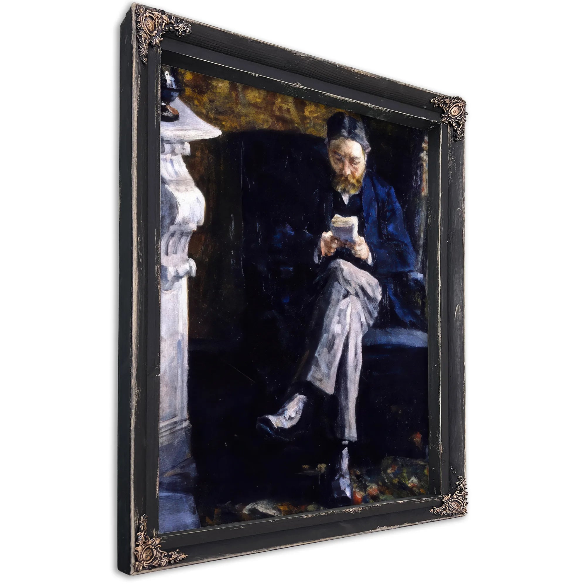 Portrait Of The Artist's Father By James Ensor Fine Art Print