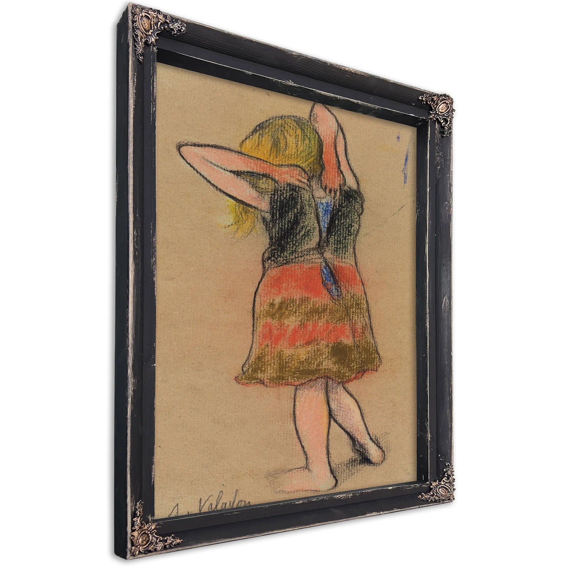 Fillette De Dos 1925 by Suzanne Valadon