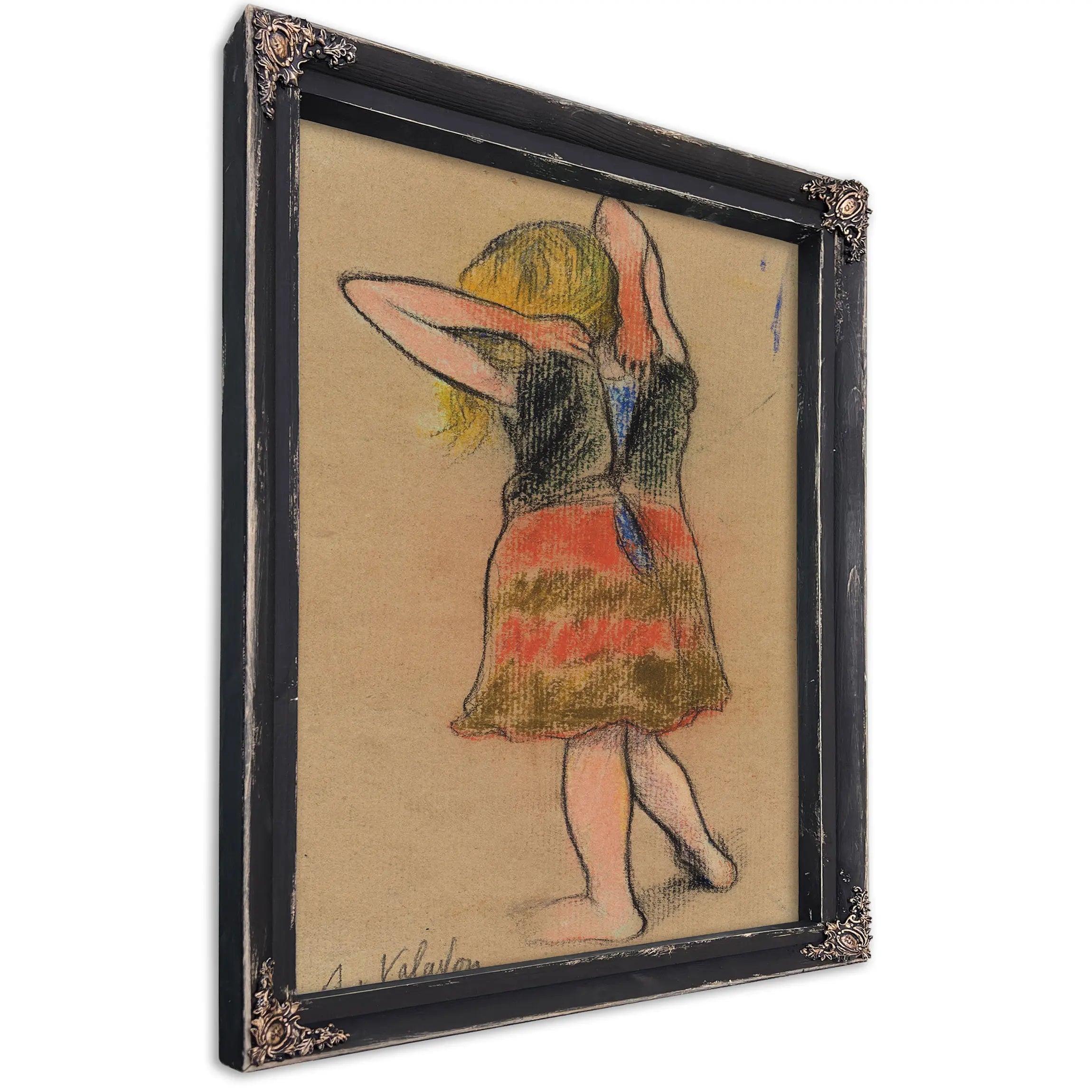 Fillette De Dos 1925 by Suzanne Valadon