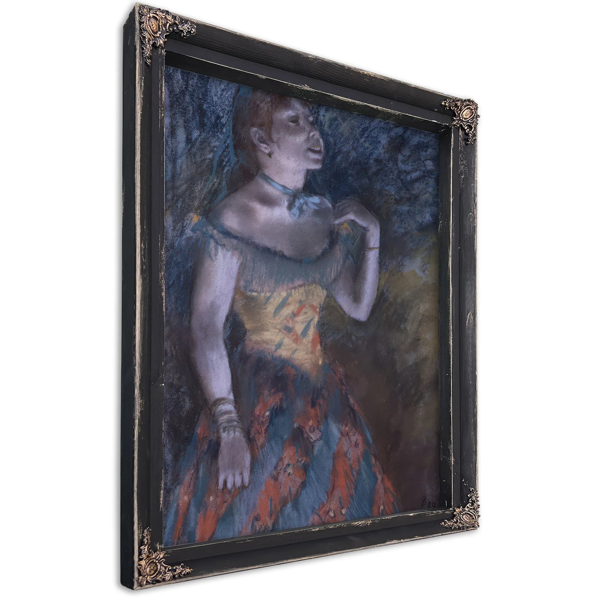 La Chanteuse Verte (The Singer In Green) By Edgar Degas Fine Art Print