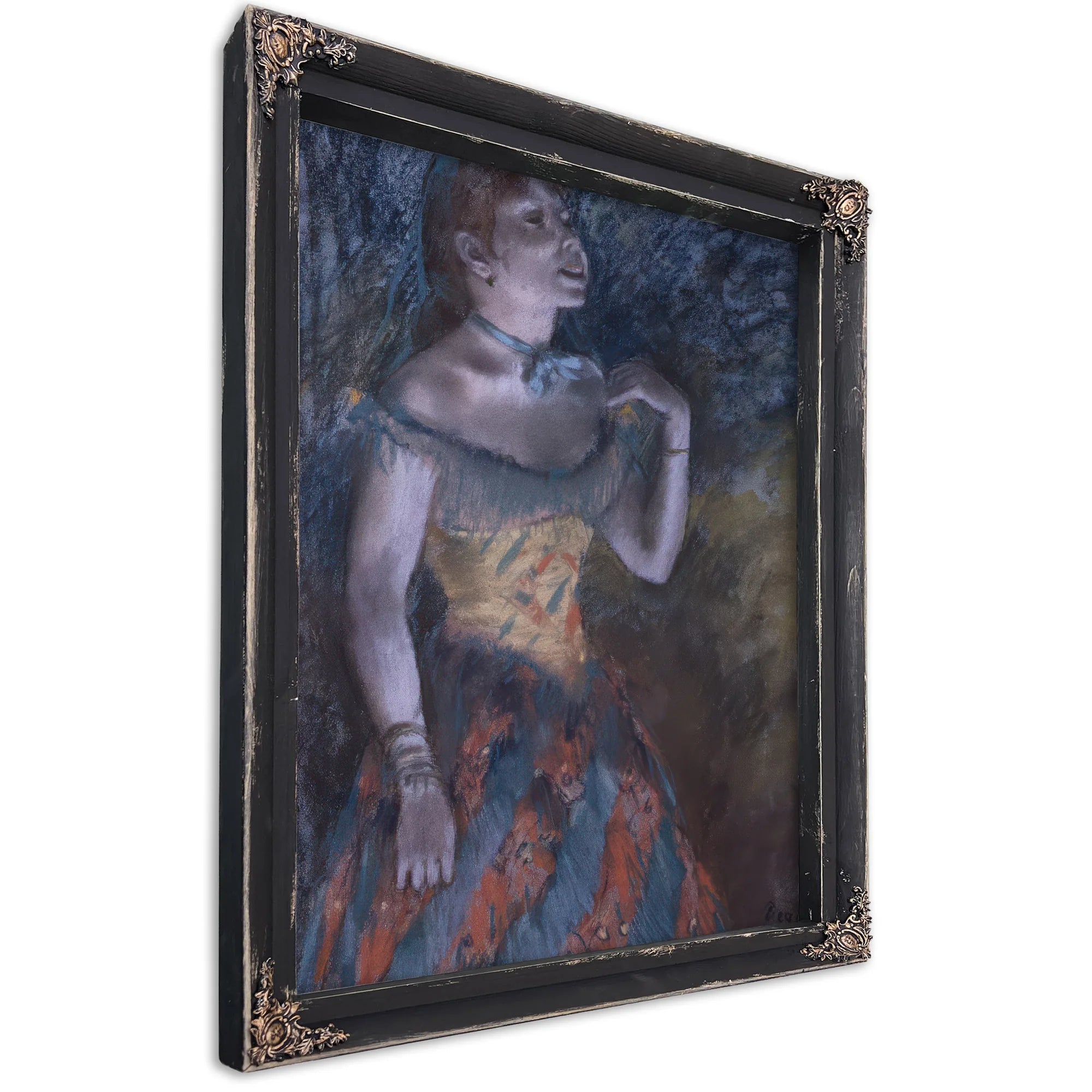 La Chanteuse Verte (The Singer In Green) By Edgar Degas Fine Art Print