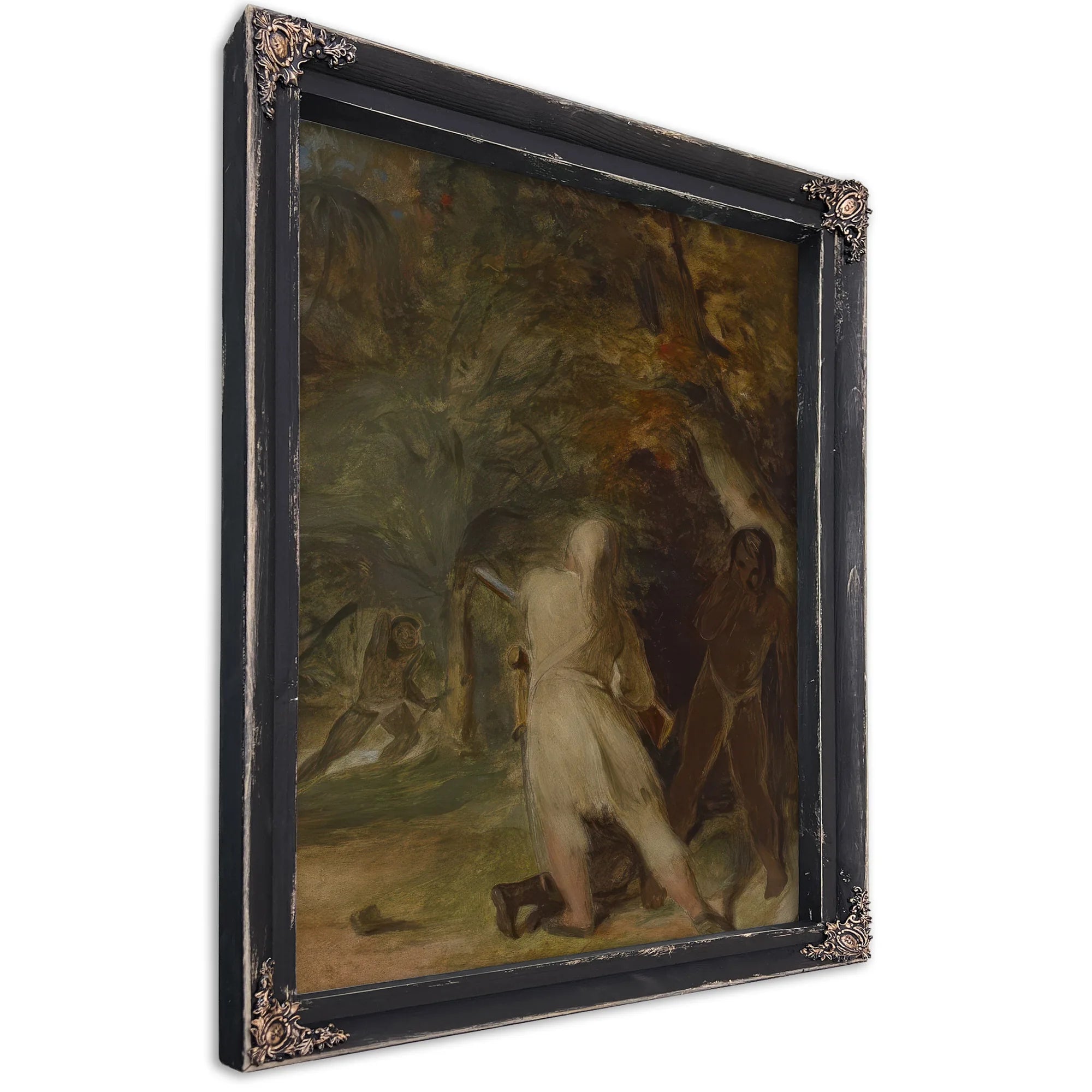 Saving The Life Of Friday By Thomas Sully Fine Art Print