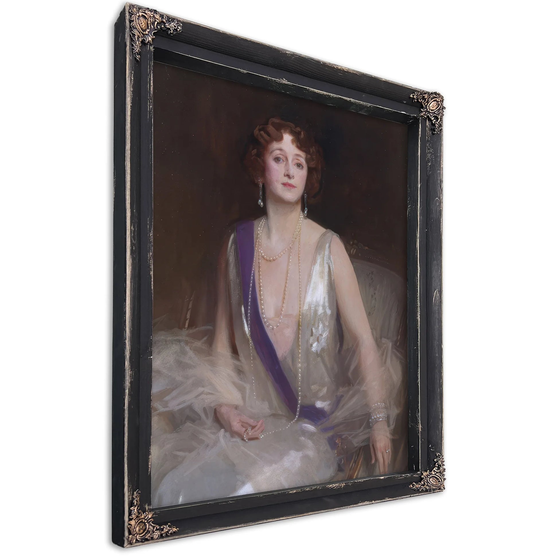 Grace Elvina, Marchioness Curzon Of Kedleston By John Singer Sargent Fine Art Print