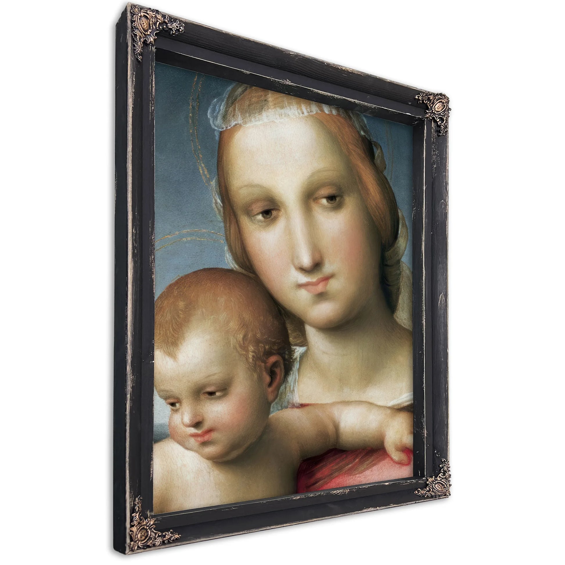 Detail From Virgin And Child By Raphael Fine Art Print
