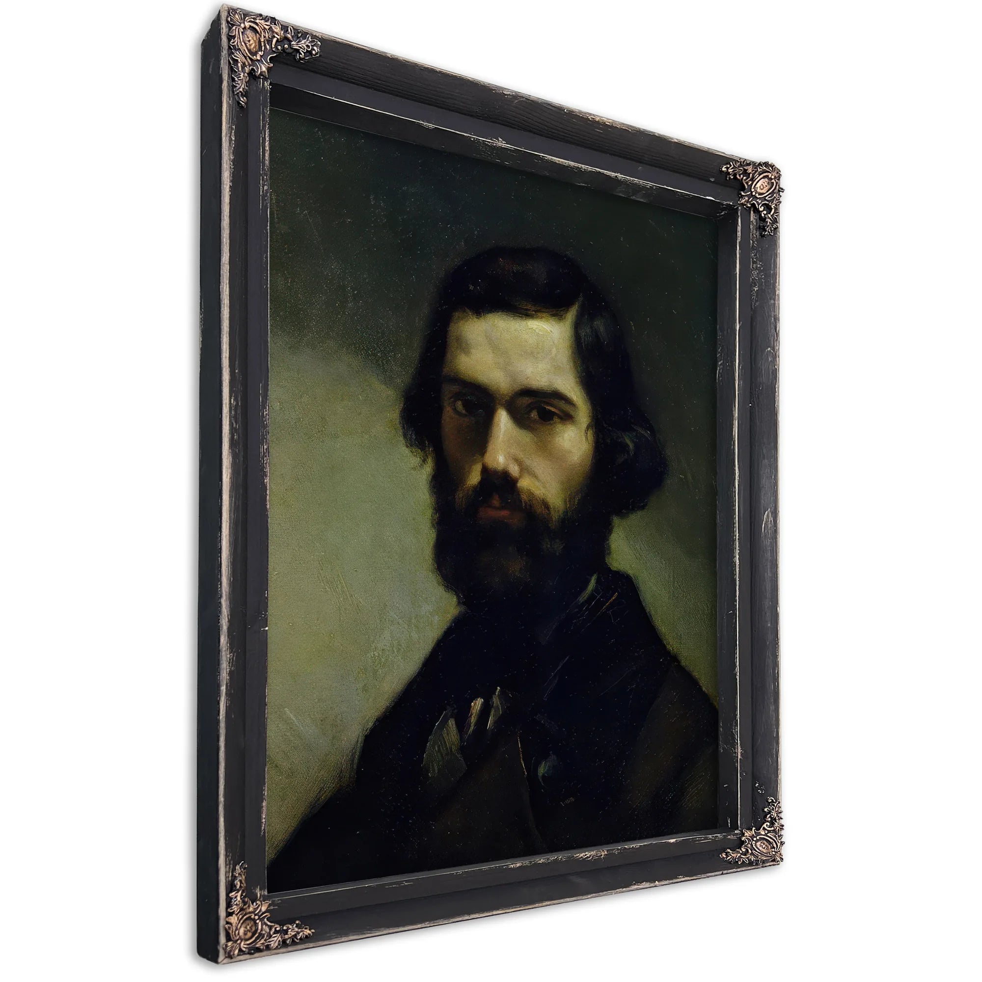 Portrait Of Jules Valles By Jean Desire Gustave Courbet Fine Art Print
