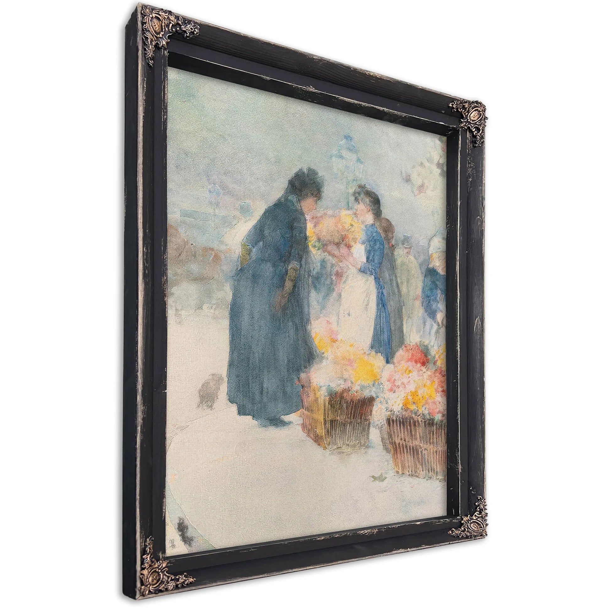 The Flower Seller By Childe Hassam Fine Art Print