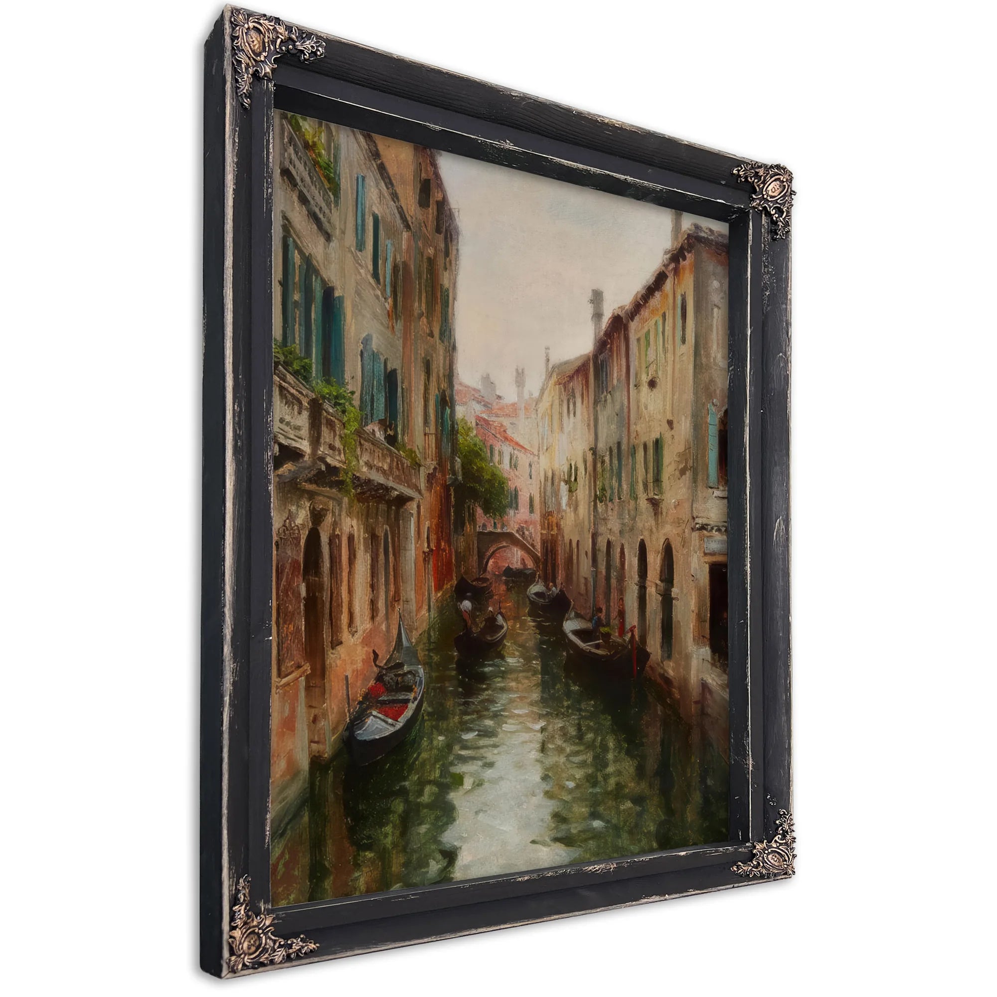 Rio St. Aponal, Venice By Louis Aston Knight Fine Art Print