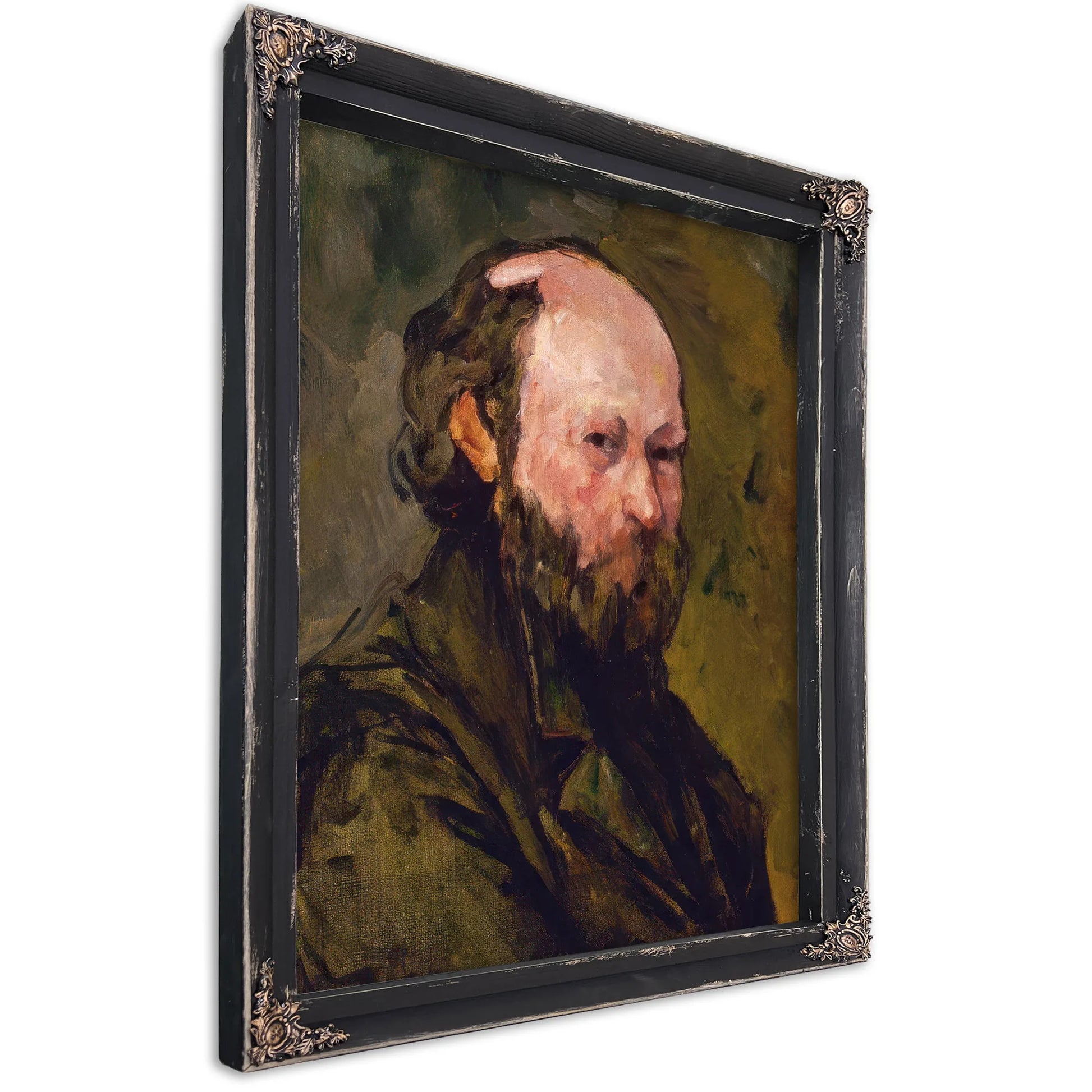 Self Portrait By Paul Cezanne Fine Art Print