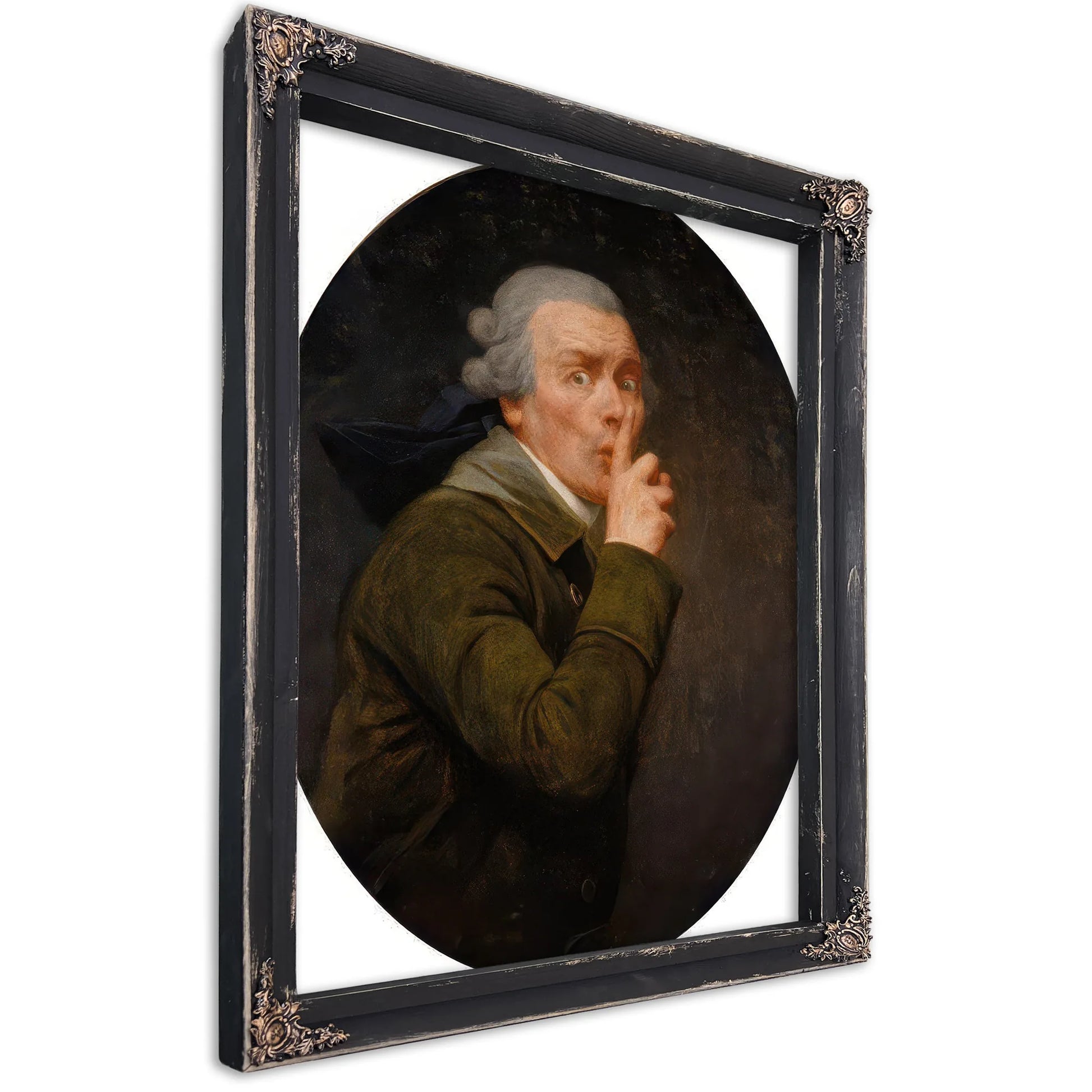 Le Discret 1791 By Joseph Ducreux Fine Art Print
