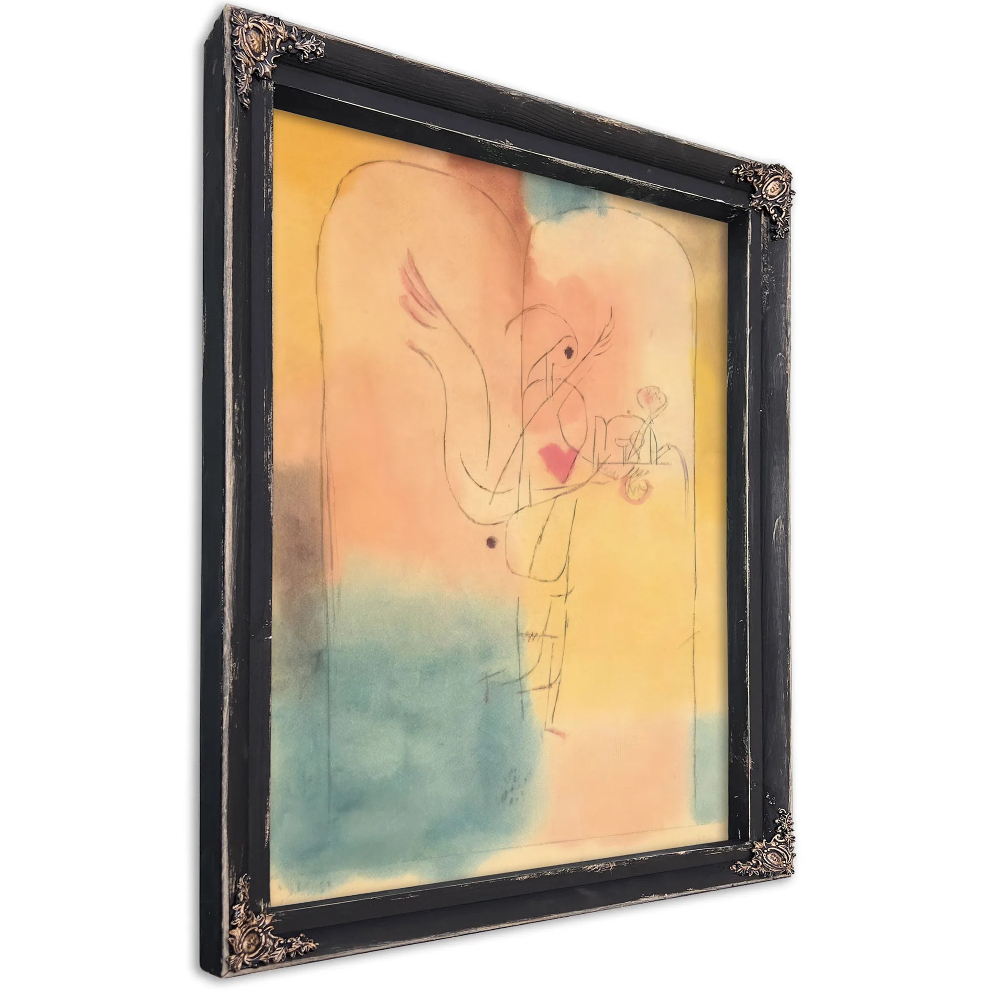 A Genius Serves A Small Breakfast By Paul Klee Fine Art Print