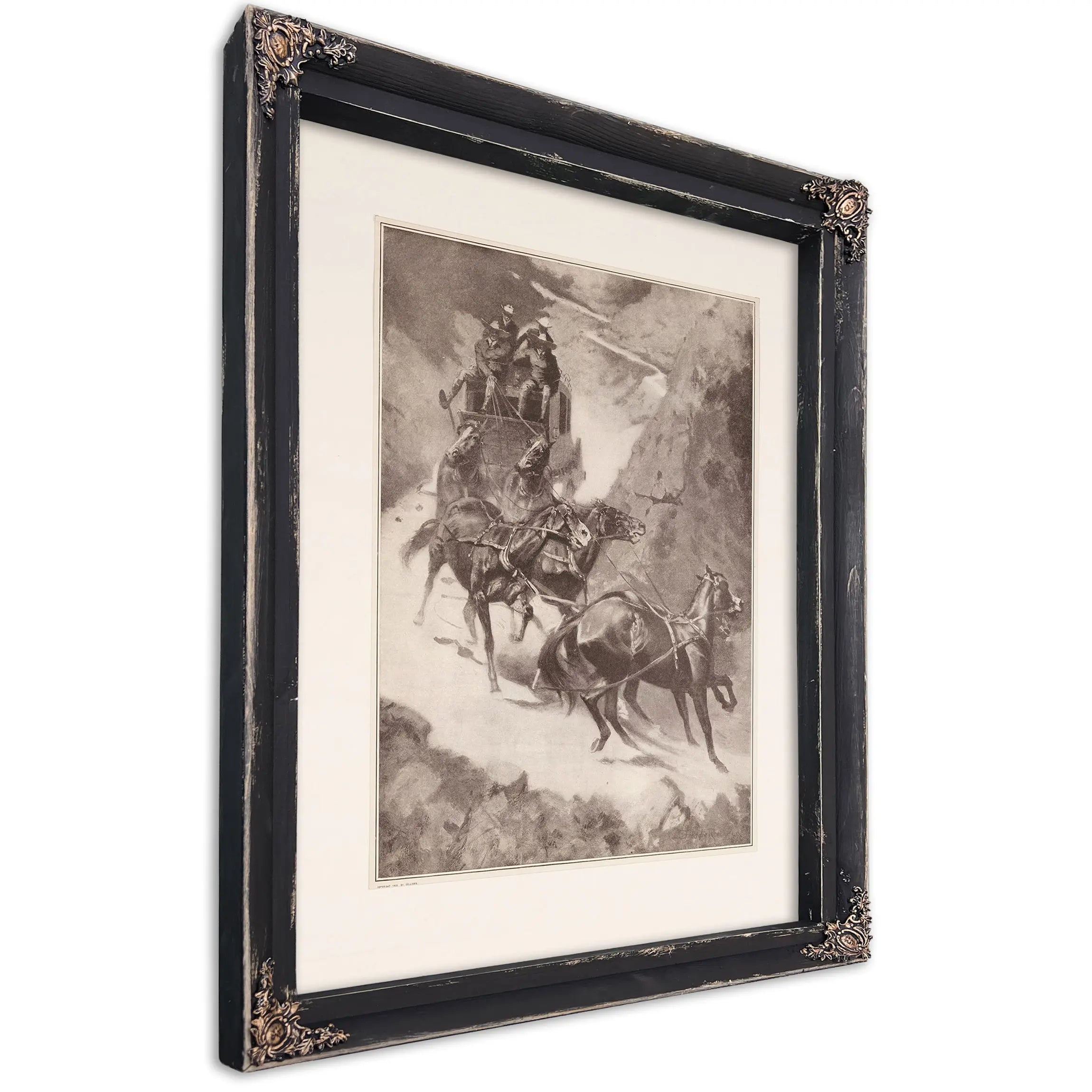 Amateur Rocky Mountain Stage Driving by Frederic Remington