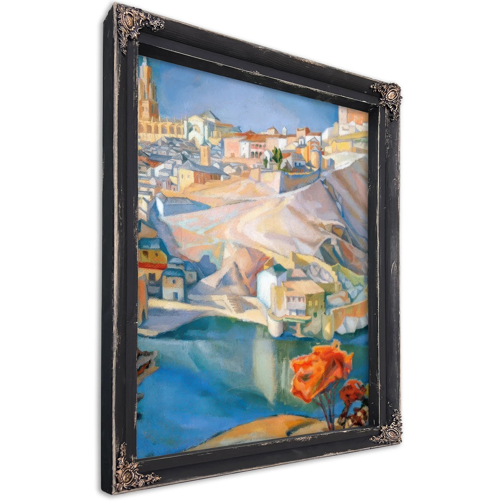 View Of Toledo By Diego Rivera Fine Art Print