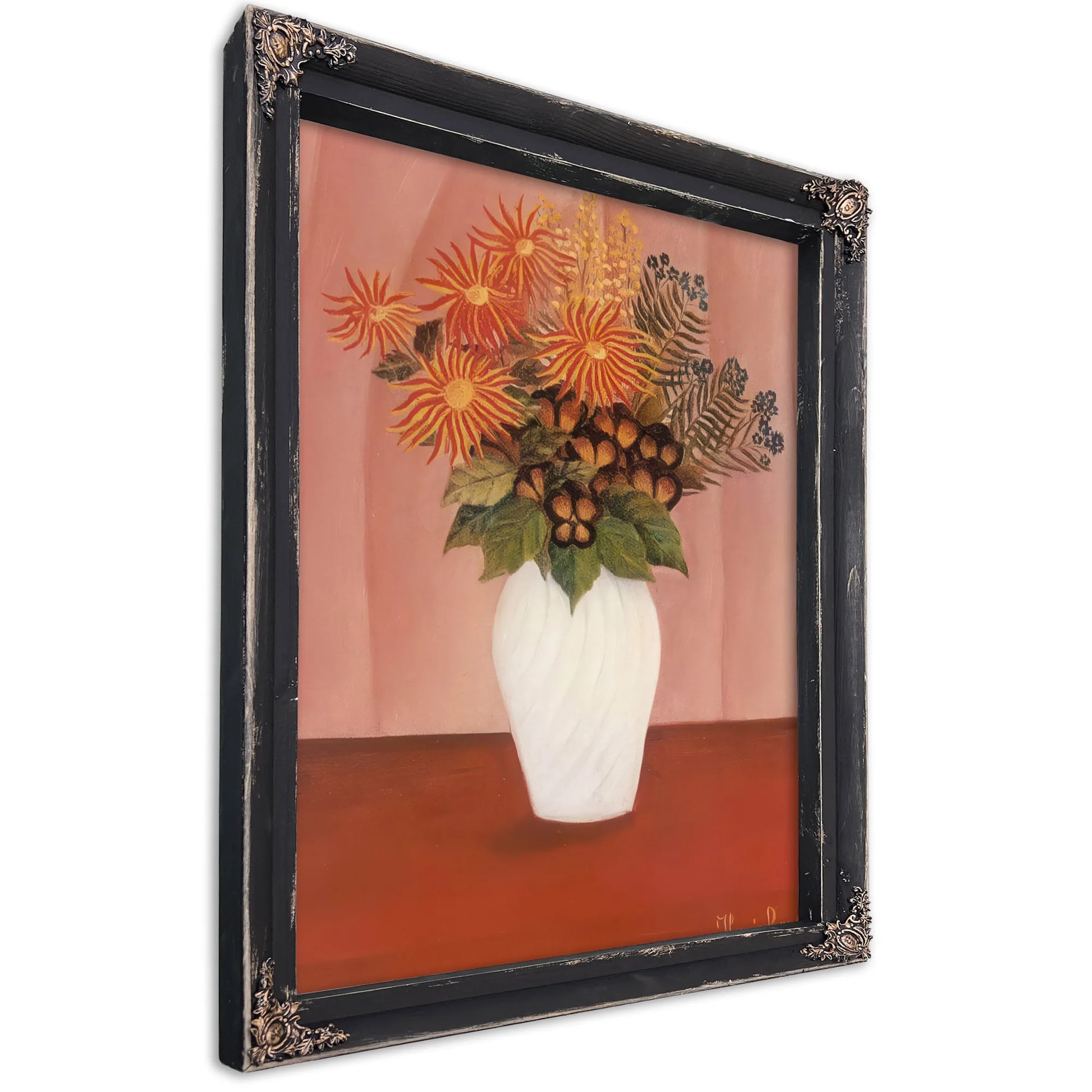 Flower 1895 1900 Fleurs By Henri Rousseau Fine Art Print