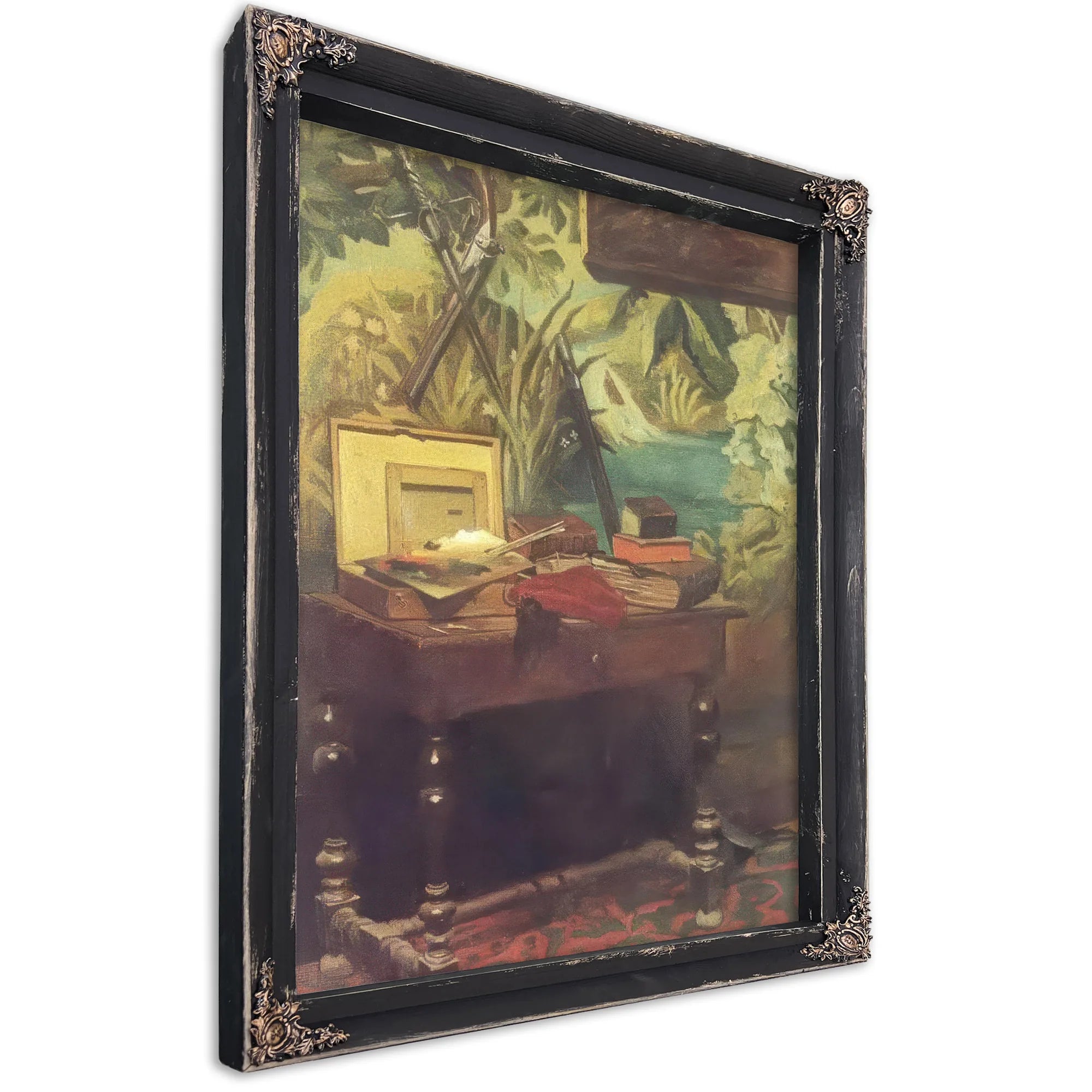 In The Studio 1861 By Claude Monet Fine Art Print