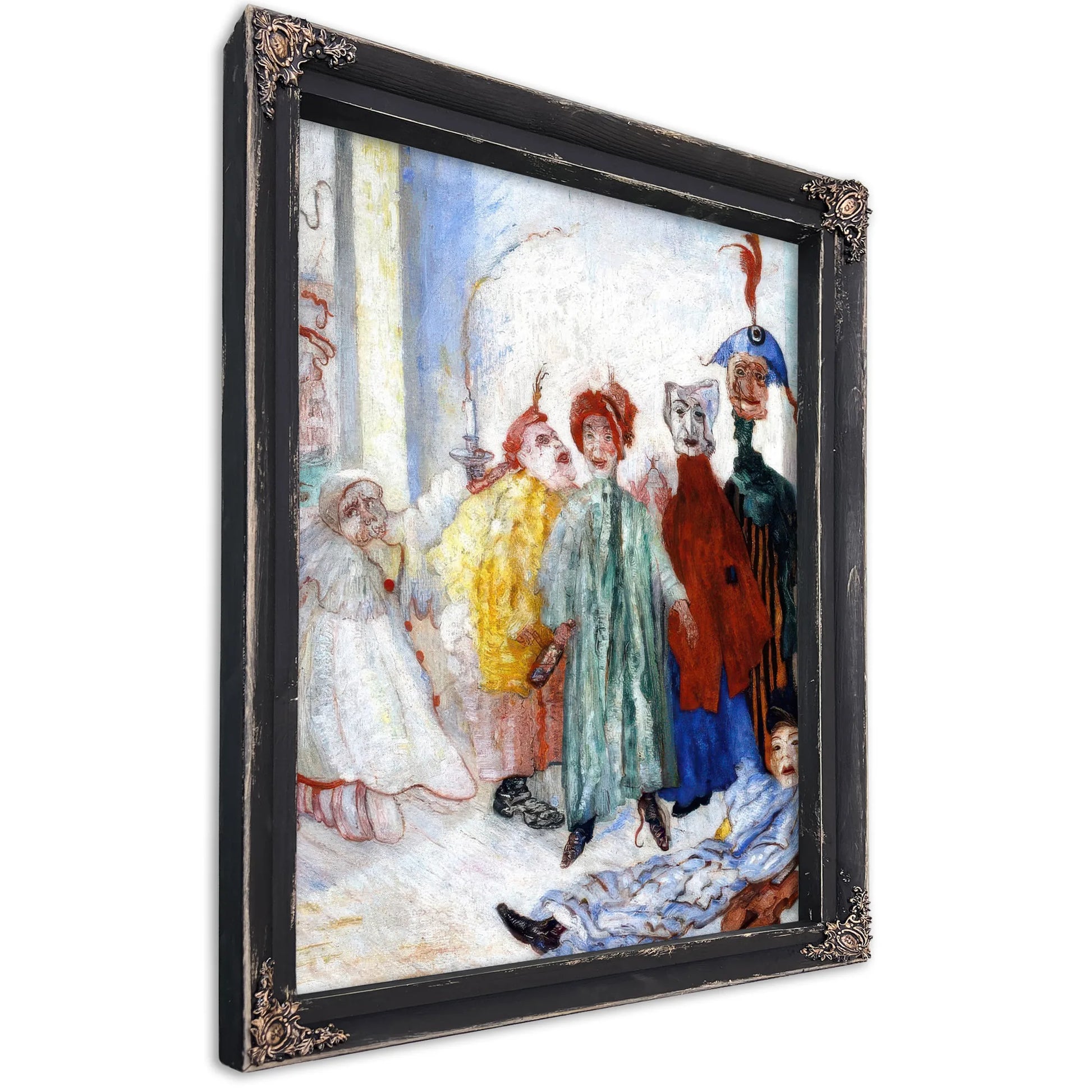 Strange Masks By James Ensor Fine Art Print