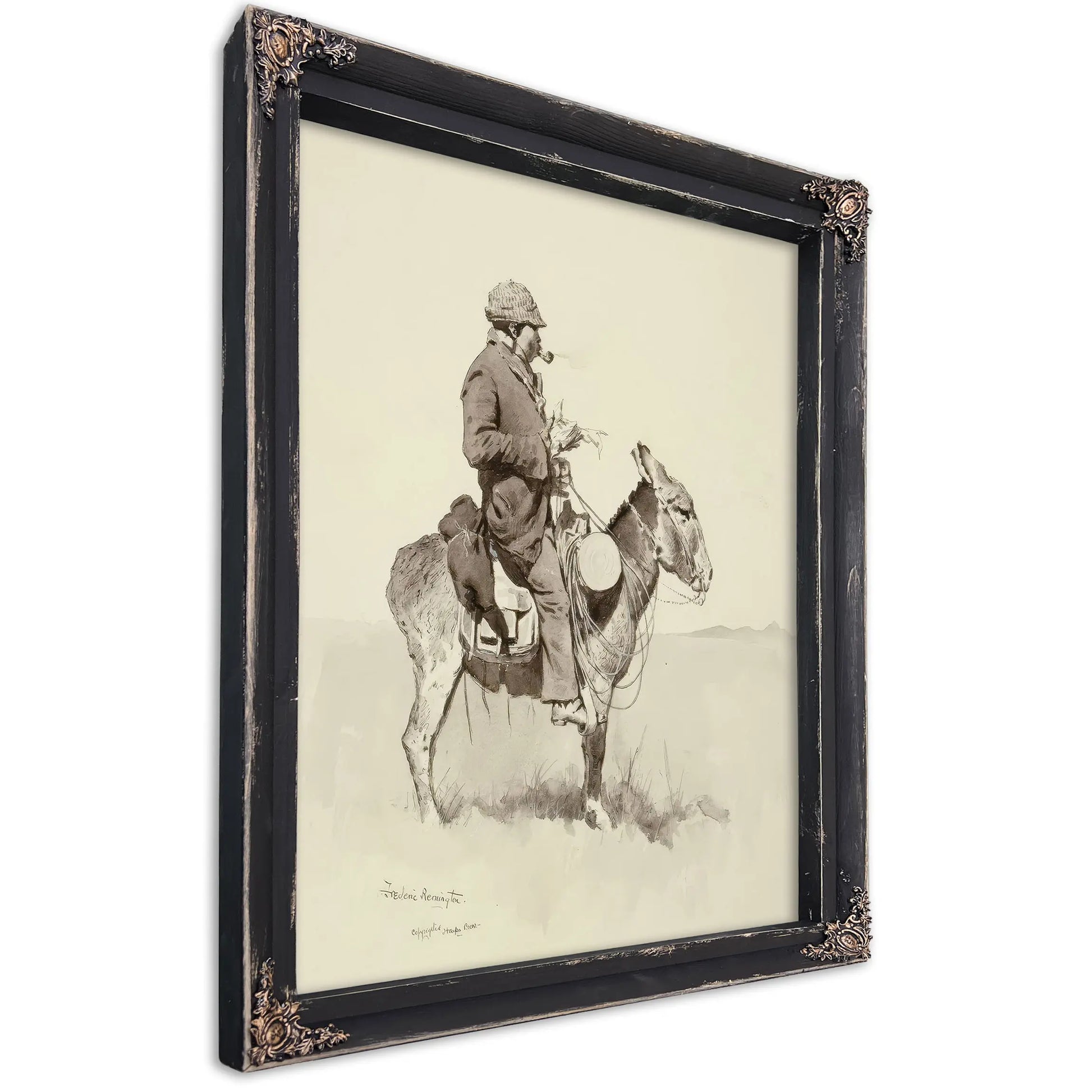 Jacks Man William A Modern Sancho Panza by Frederic Remington