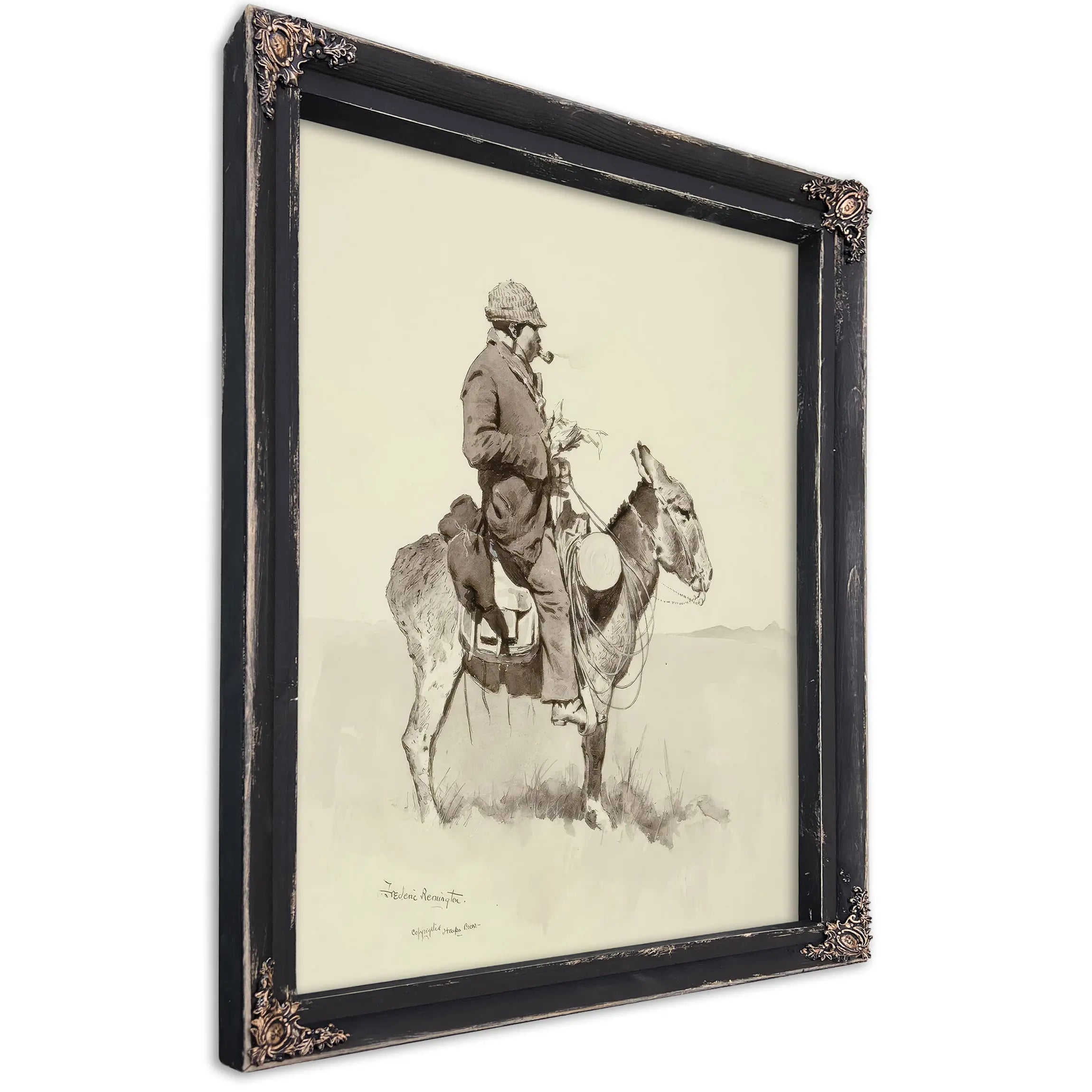 Jacks Man William A Modern Sancho Panza by Frederic Remington
