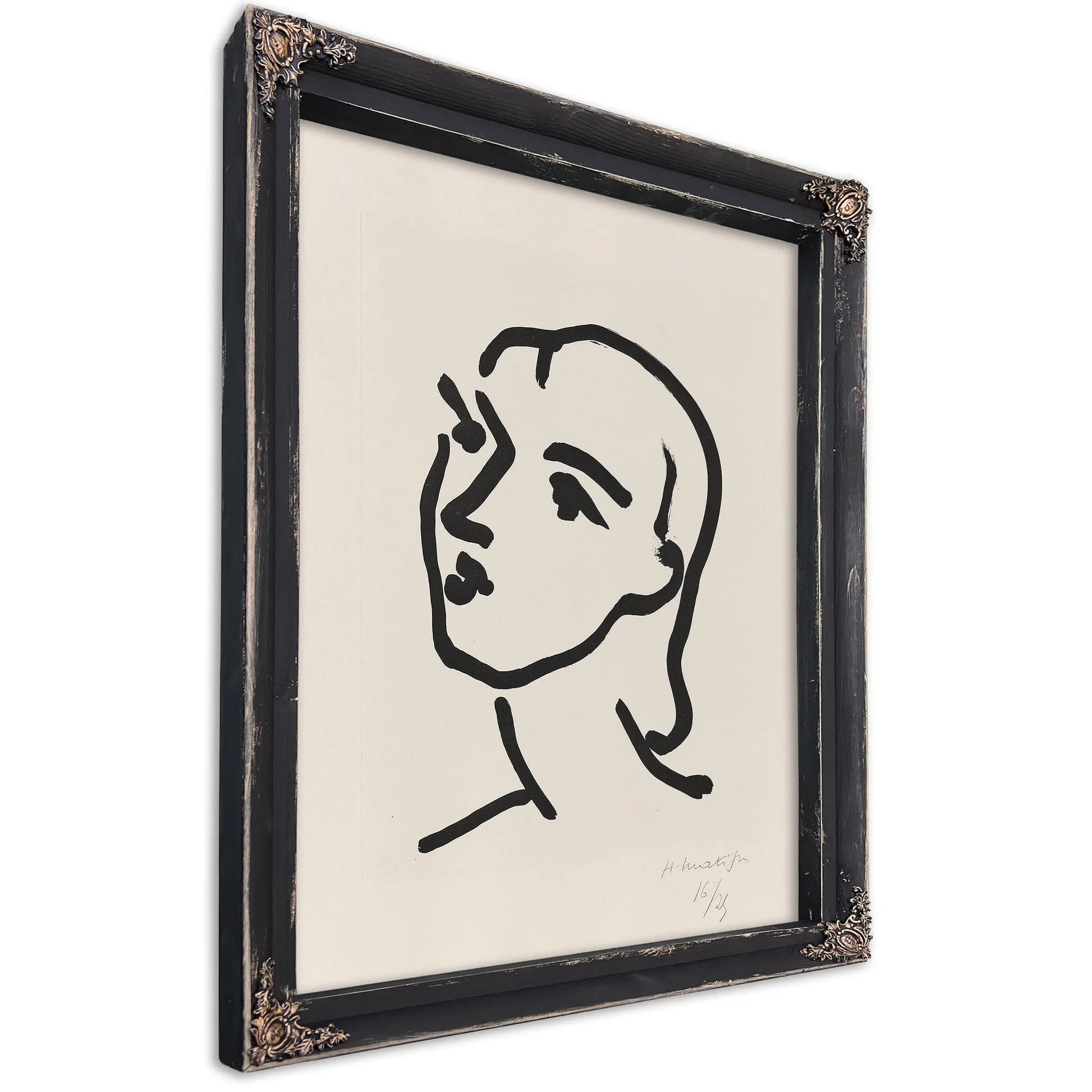 Nadia Au Menton Pointu (Nadia With Pointed Chin) by Henri Matisse