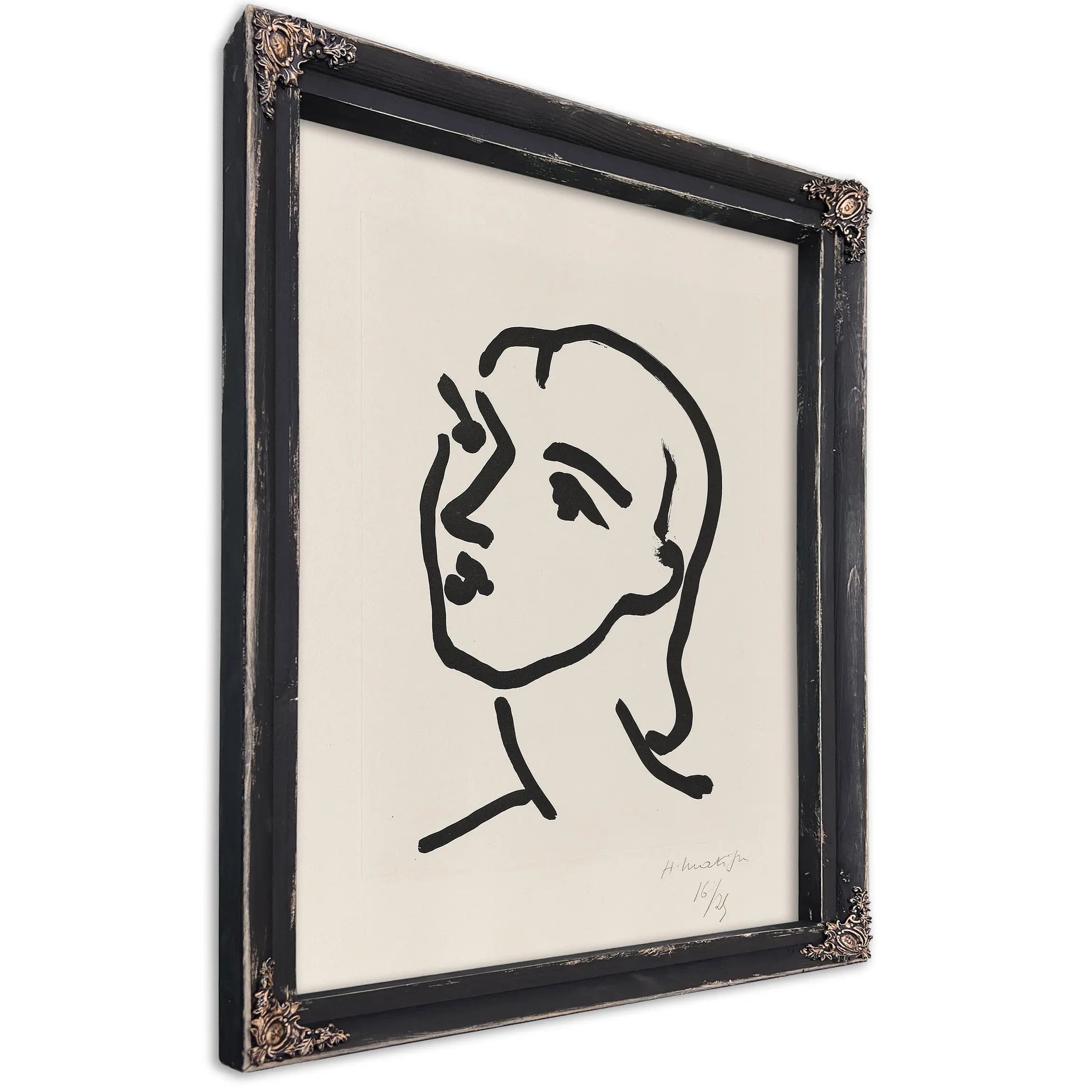 Nadia Au Menton Pointu (Nadia With Pointed Chin) by Henri Matisse