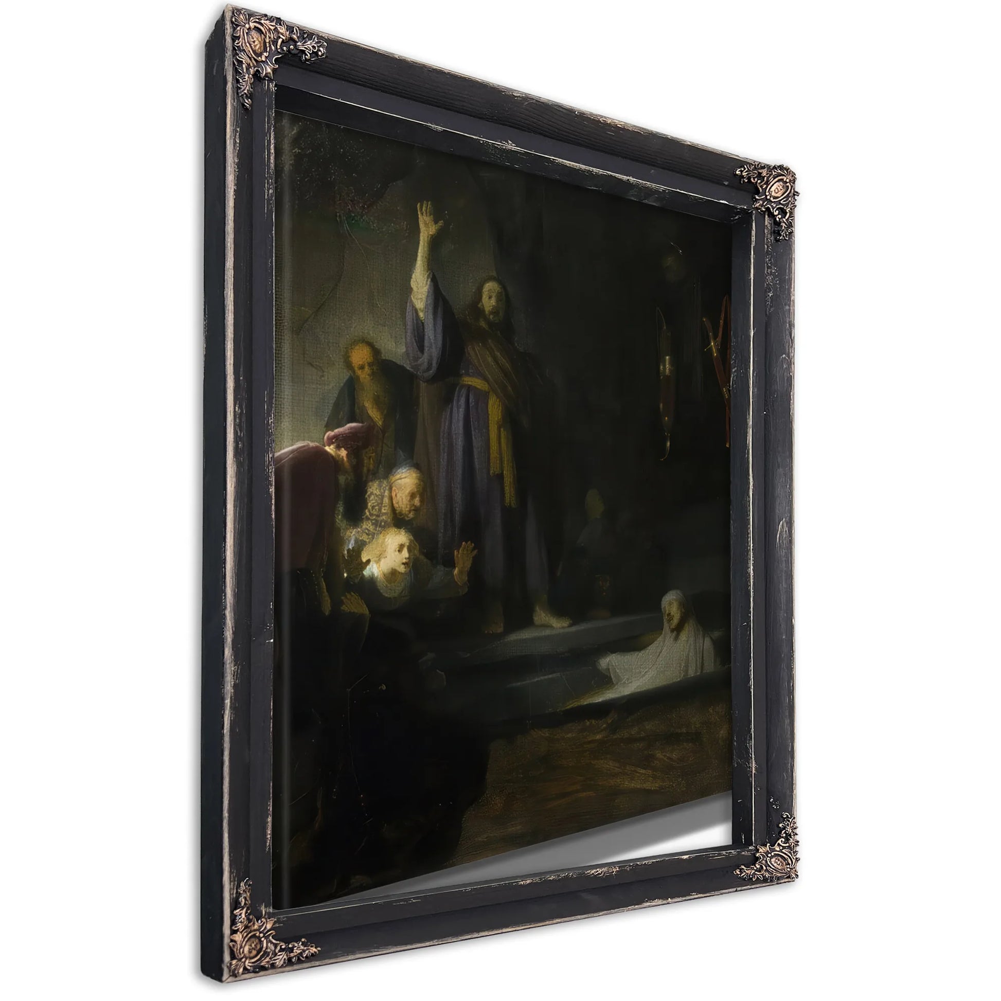 The Raising Of Lazarus By Rembrandt Fine Art Print