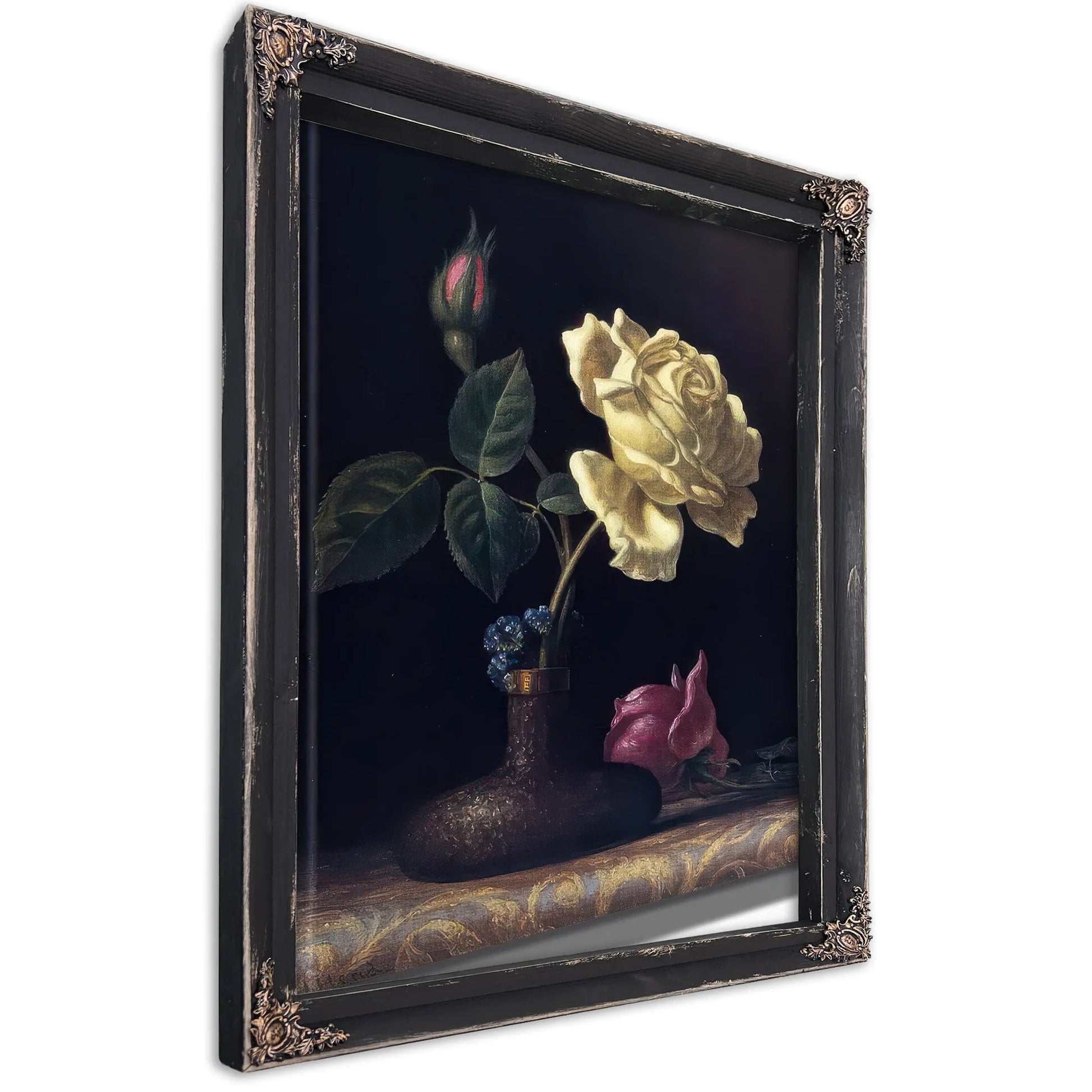 The White Rose By Martin Johnson Heade Fine Art Print