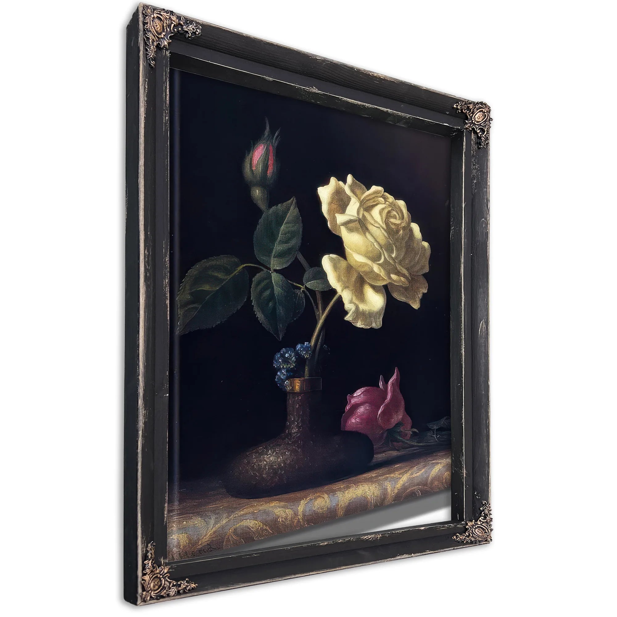 The White Rose By Martin Johnson Heade Fine Art Print