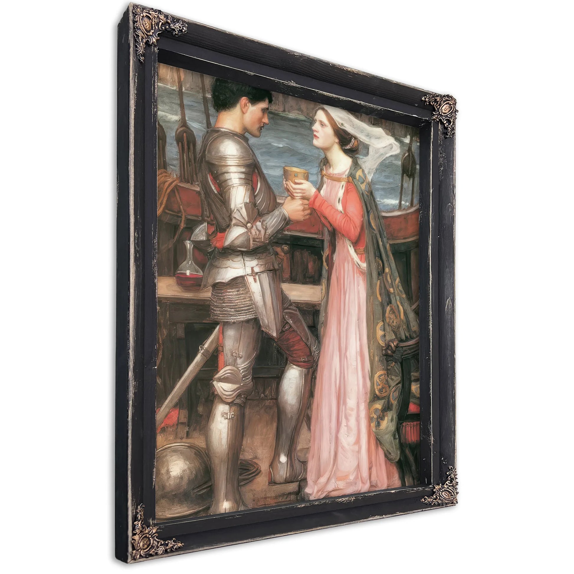 Tristram And Isolde By John Waterhouse Fine Art Print