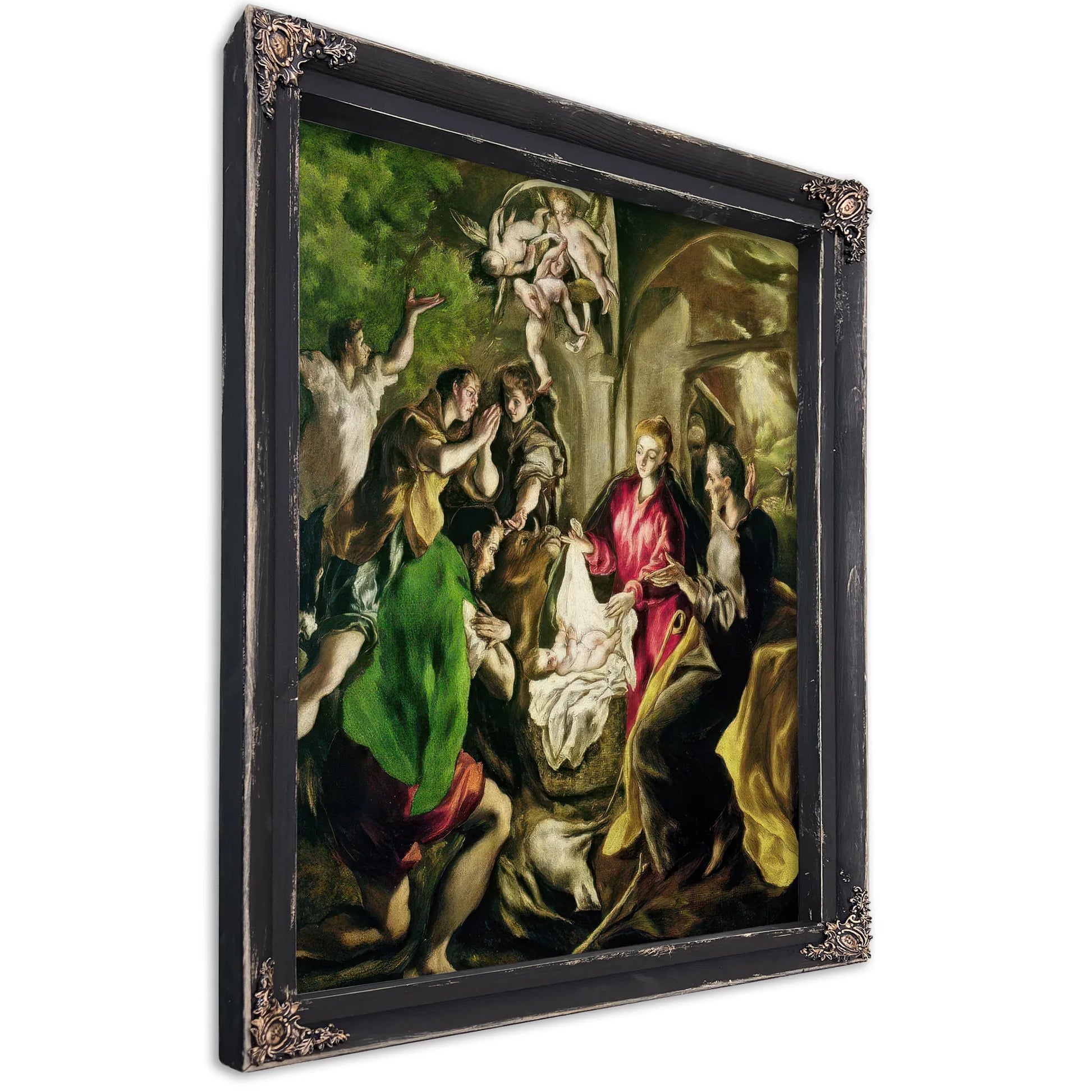 Adoration Of The Shepherds 2 By El Greco Fine Art Print