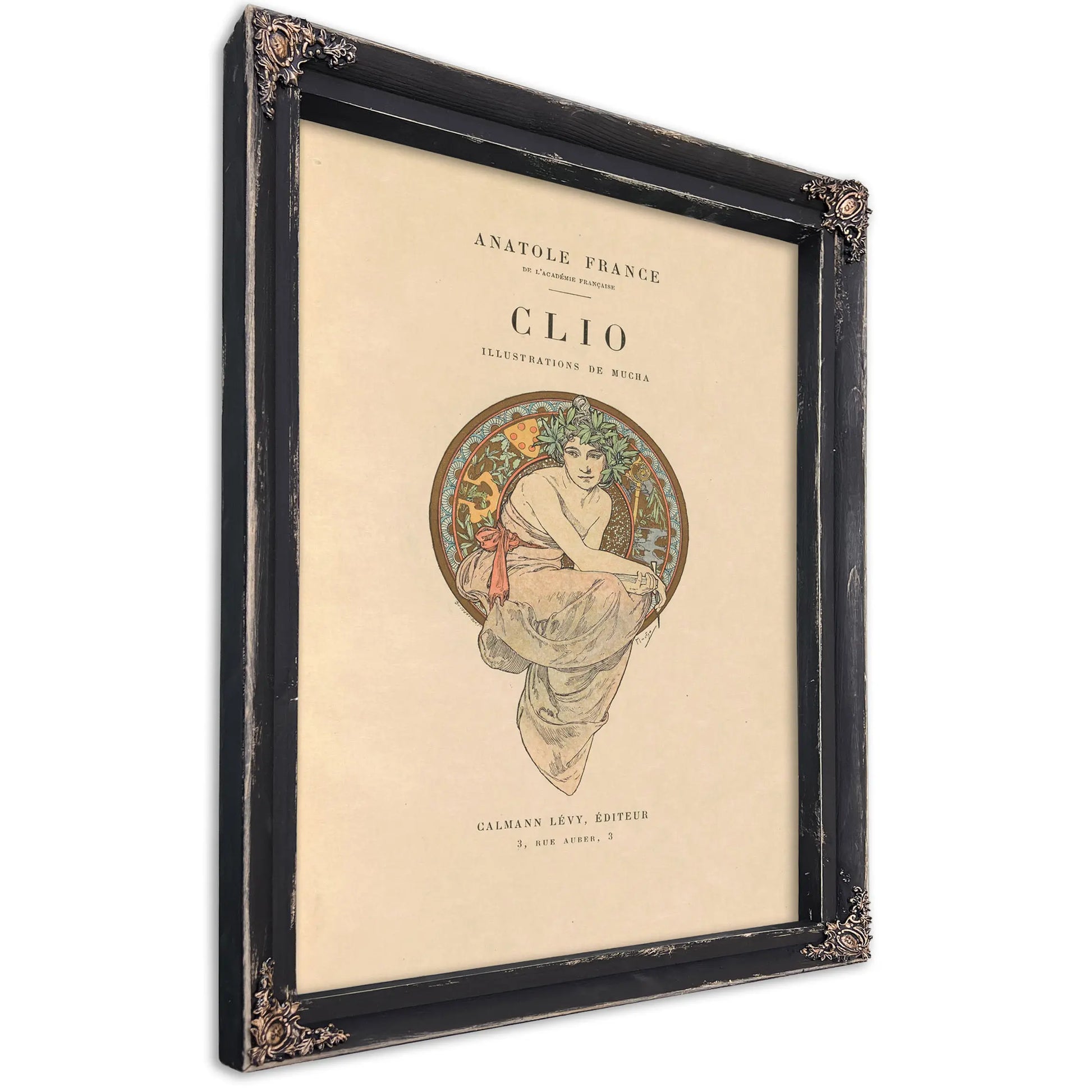 Clio Alphonse Marie Mucha And Anatole France Author by Alphonse Mucha