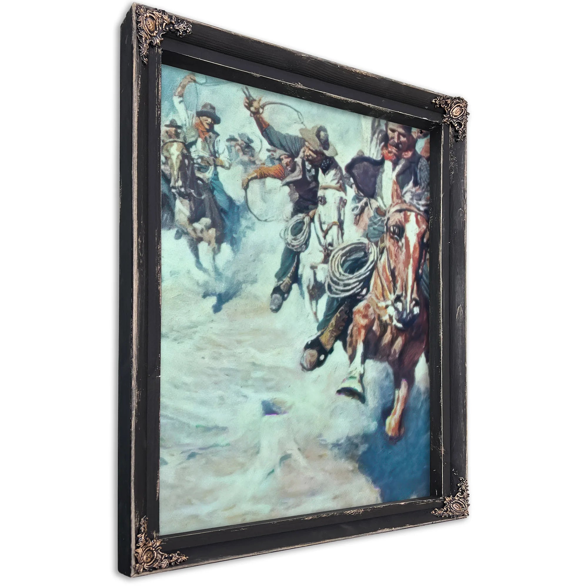 Racing For Dinner By NC Wyeth Fine Art Print