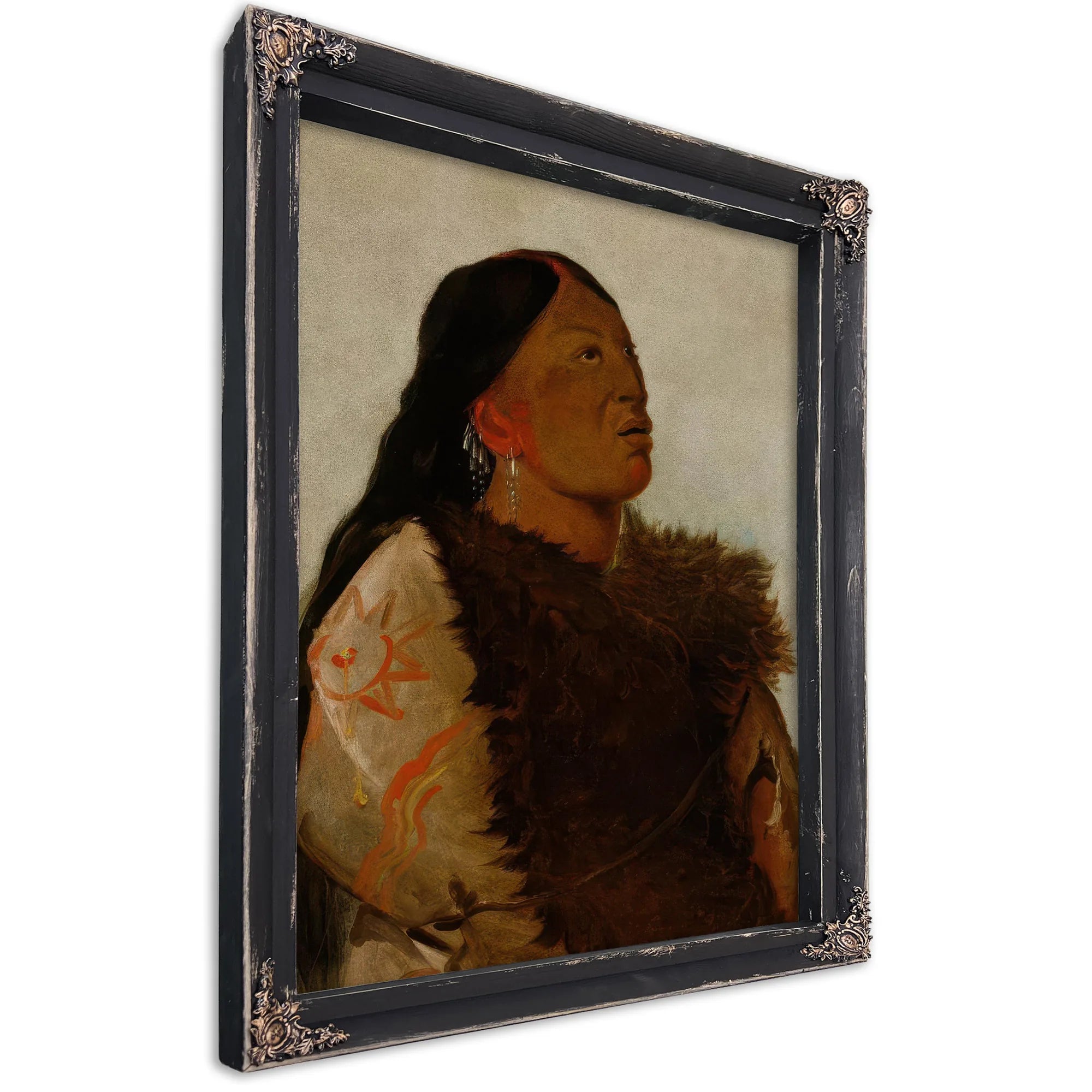 Wife Of The Six 2 By George Catlin Fine Art Print