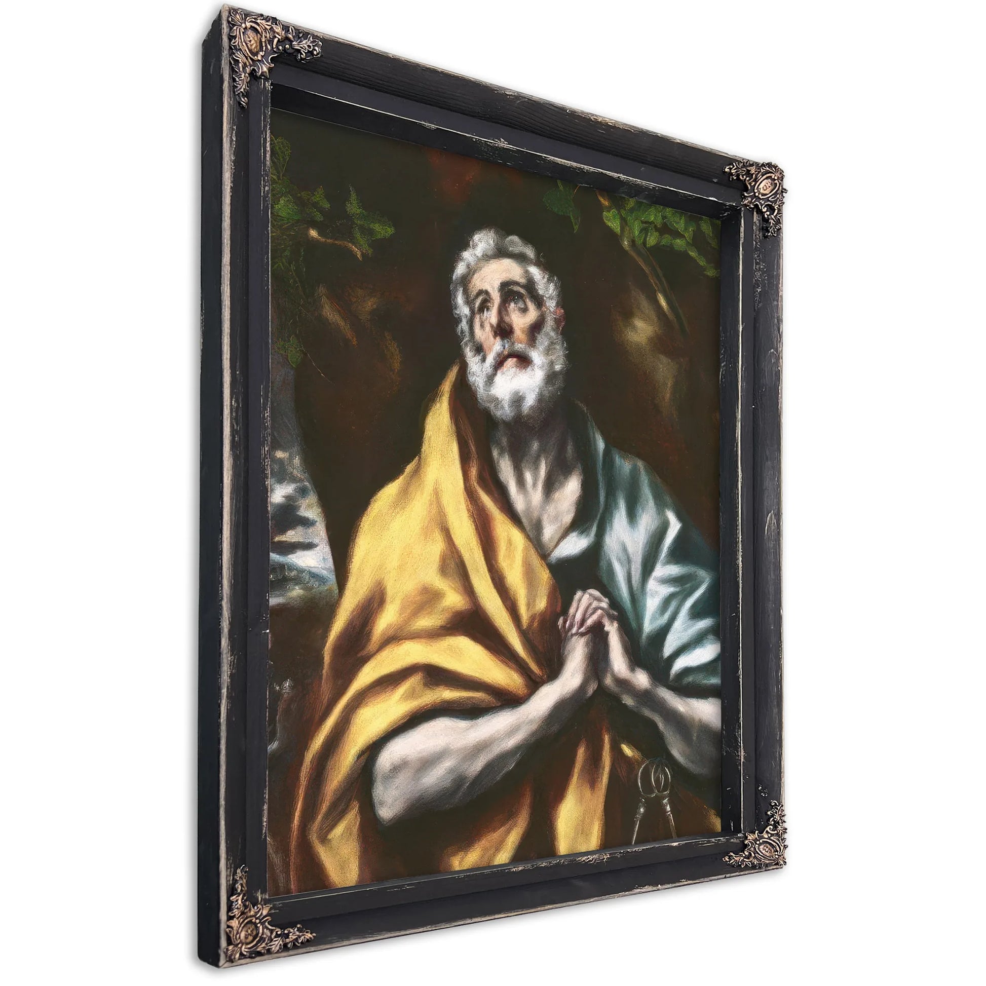 The Repentant St. Peter By El Greco Fine Art Print