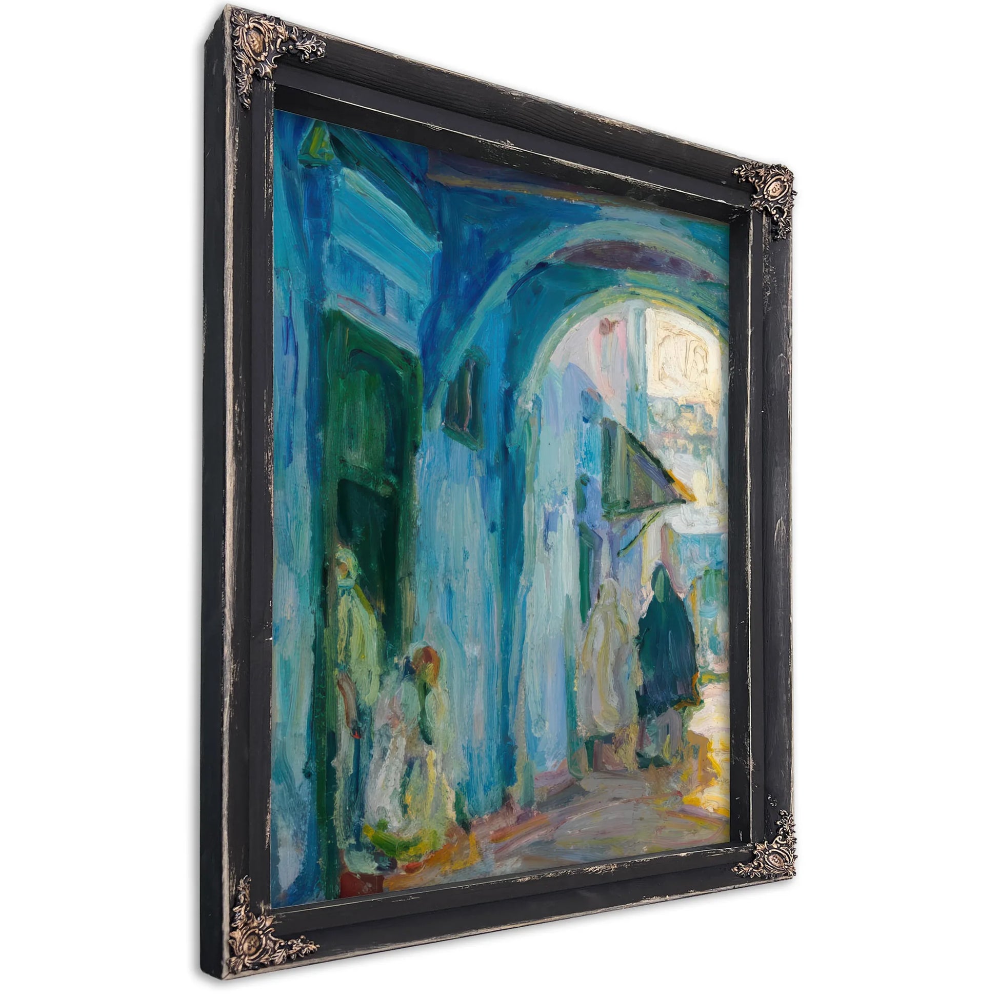 Street In Tangier By Henry Ossawa Tanner Fine Art Print