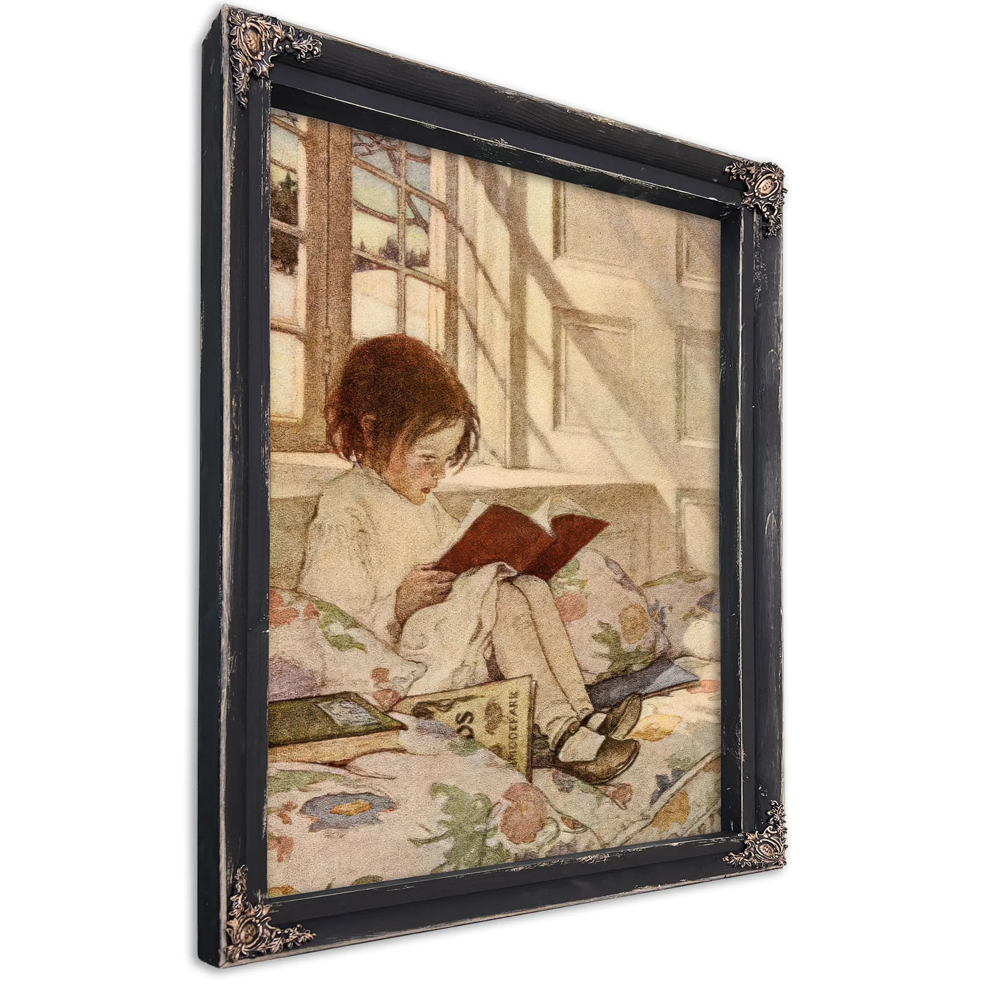 Picture Books In Winter By Jessie Willcox Smith Fine Art Print