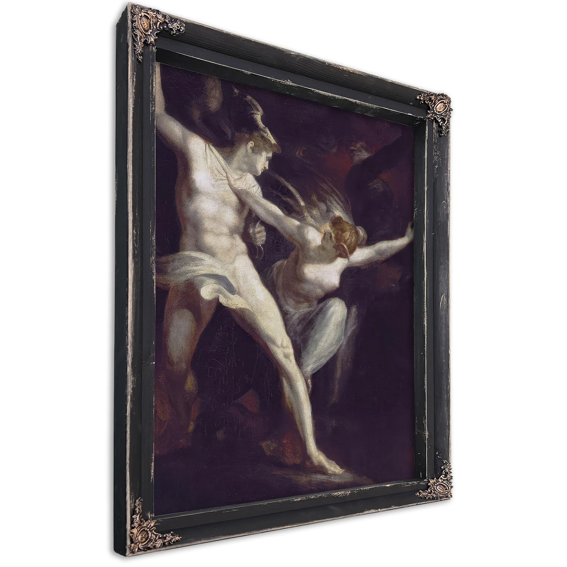 Satan And Death, Seperated By Sin By Henry Fuseli Fine Art Print