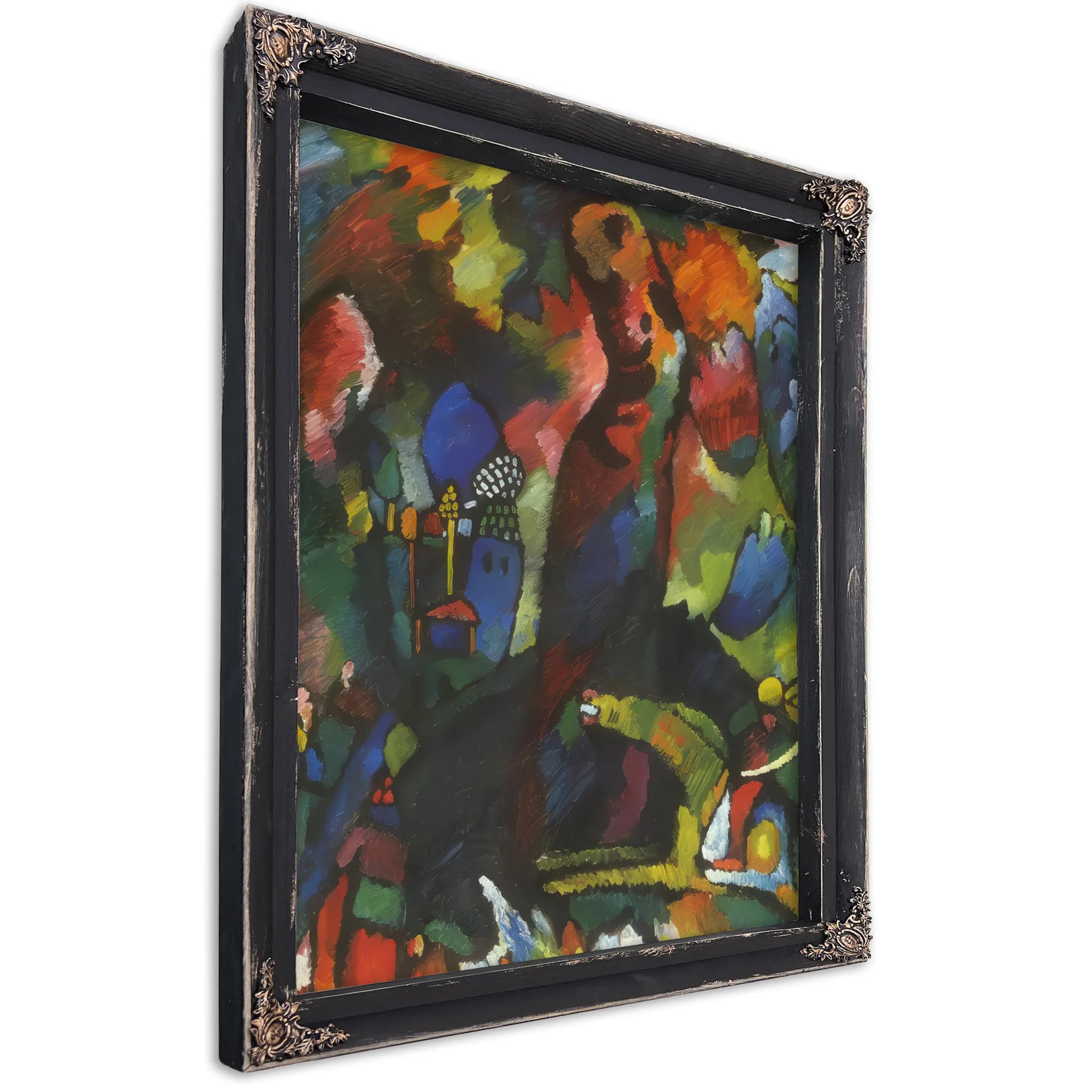 Picture With Archer 1909 By Wassily Kandinsky Fine Art Print