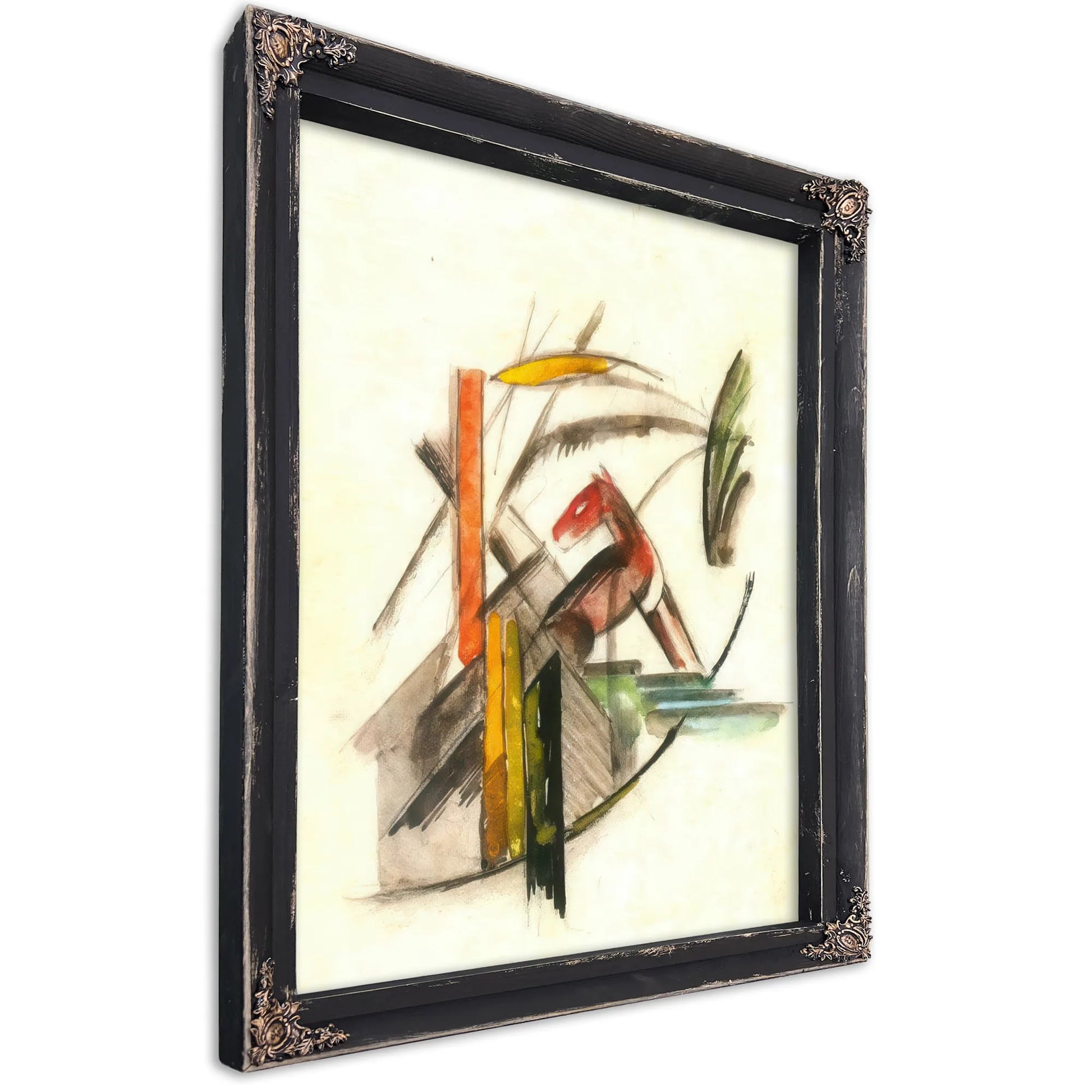 Reddish Animal By Franz Marc Fine Art Print