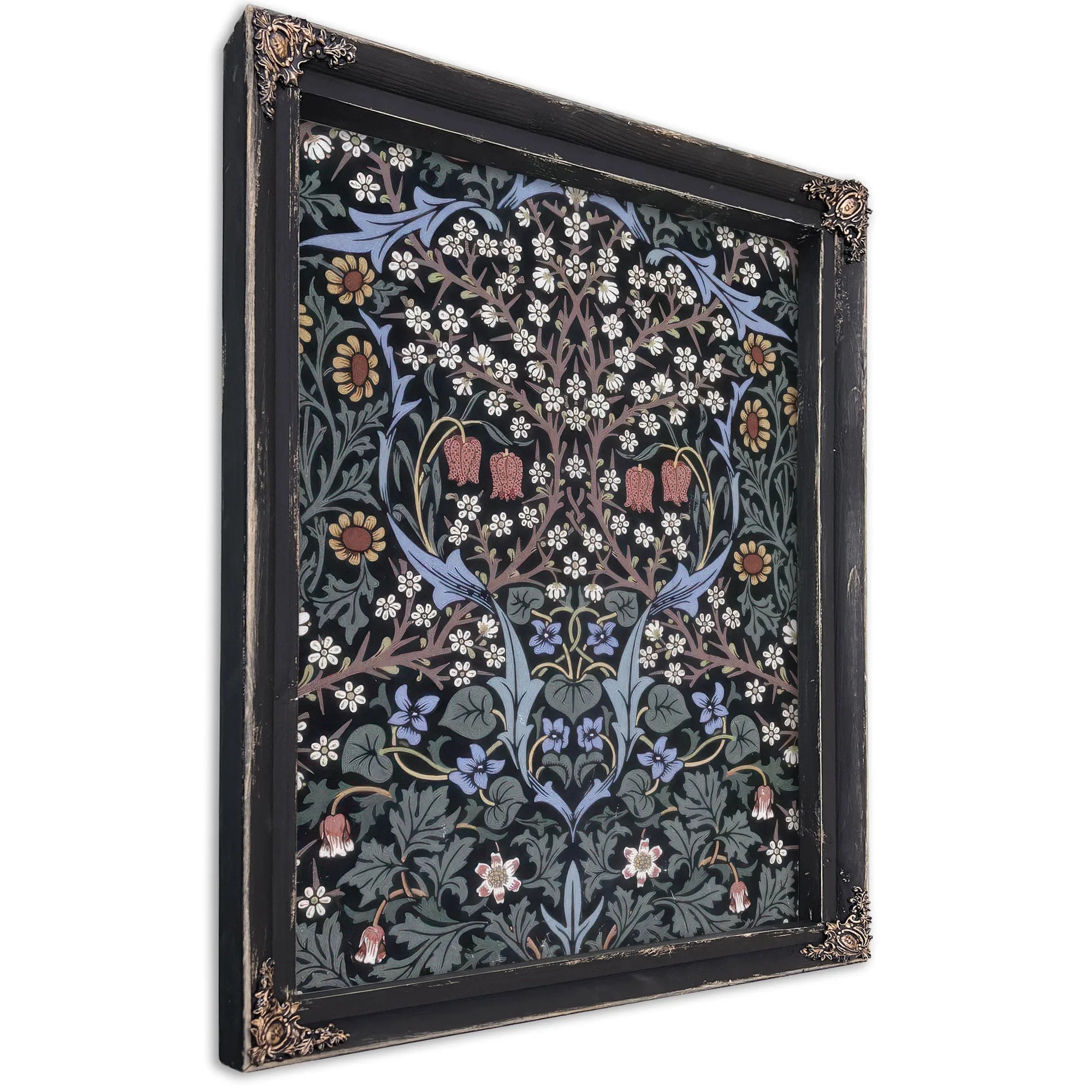 Blackthorn Wallpaper By William Morris Fine Art Print