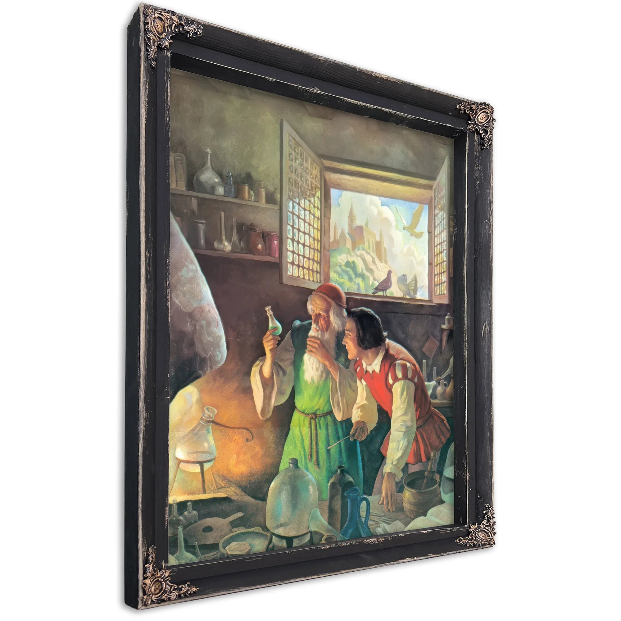 The Alchemist2 By NC Wyeth Fine Art Print