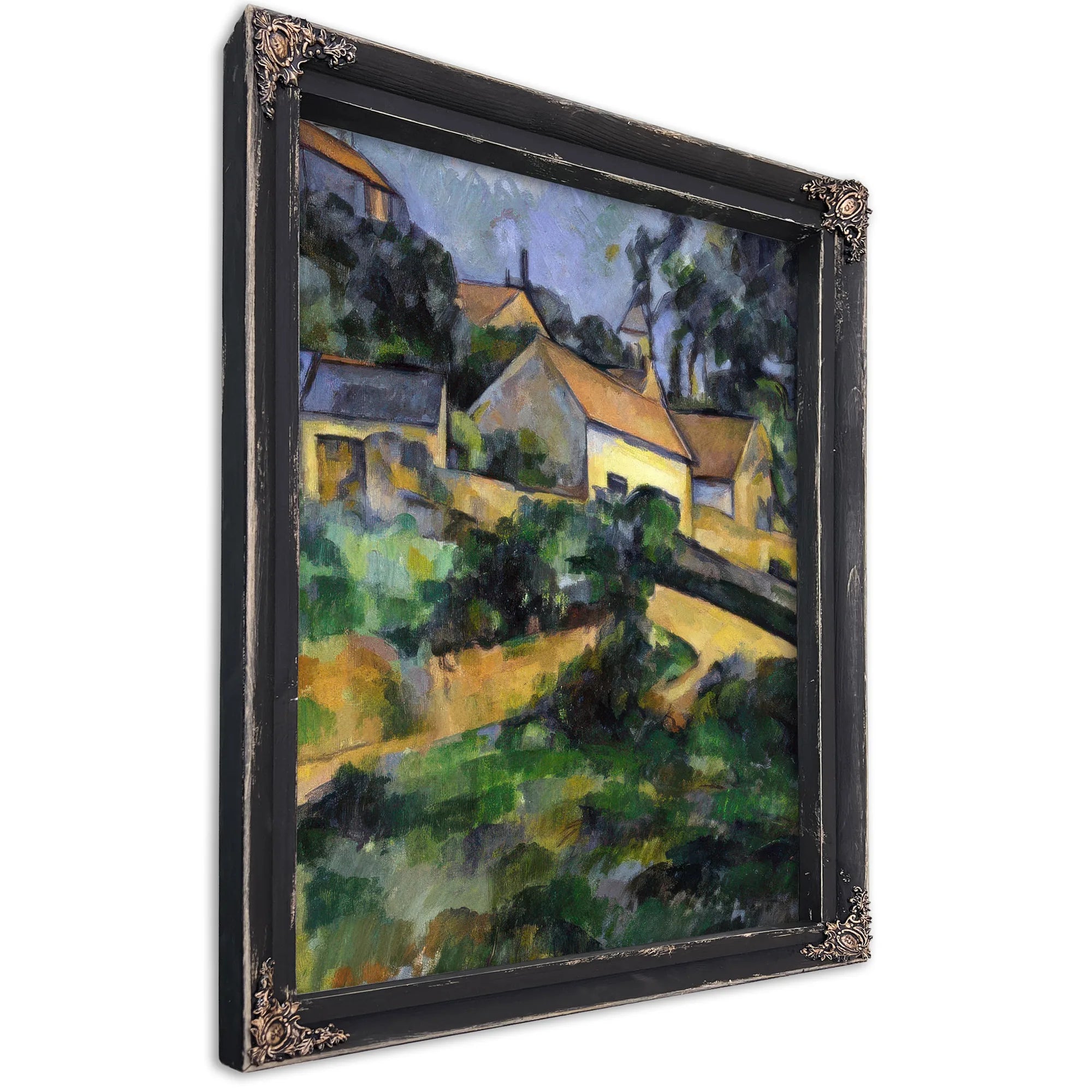 Turning Road At Montgeroult By Paul Cezanne Fine Art Print