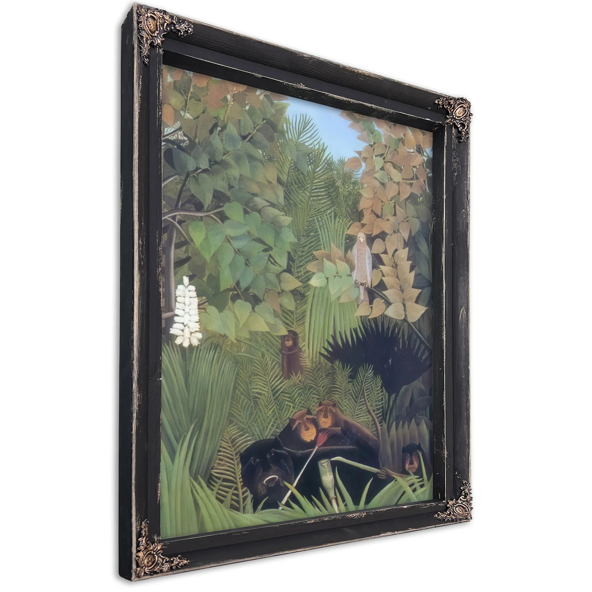 Merry Jesters About 1906 By Henri Rousseau Fine Art Print