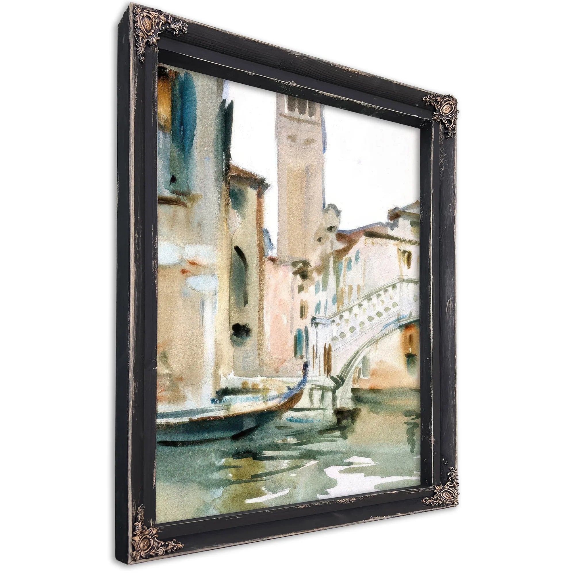 Bridge And Campanile, Venice By John Singer Sargent Fine Art Print