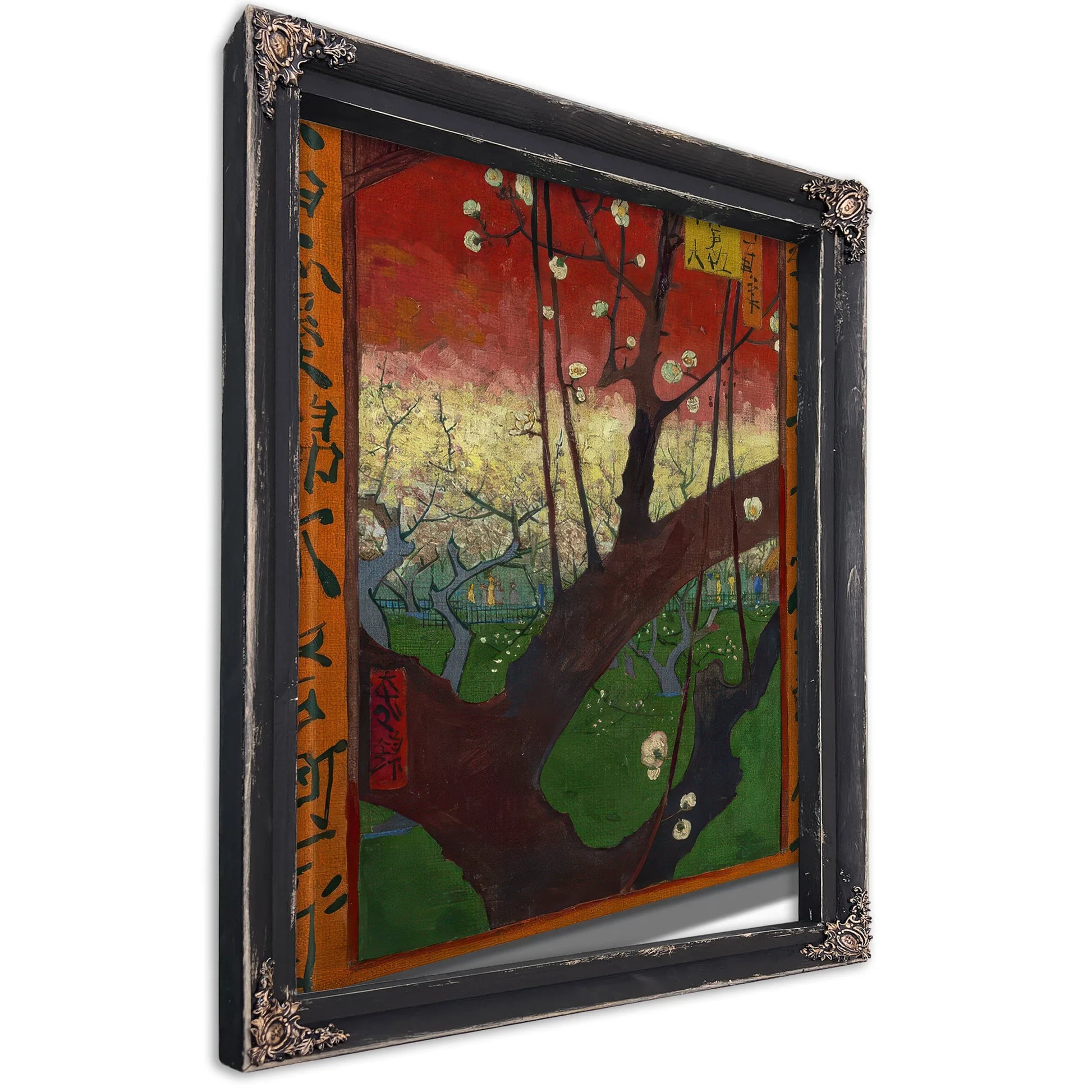 Flowering Plum Orchard After Hiroshige By Vincent Van Gogh Fine Art Print